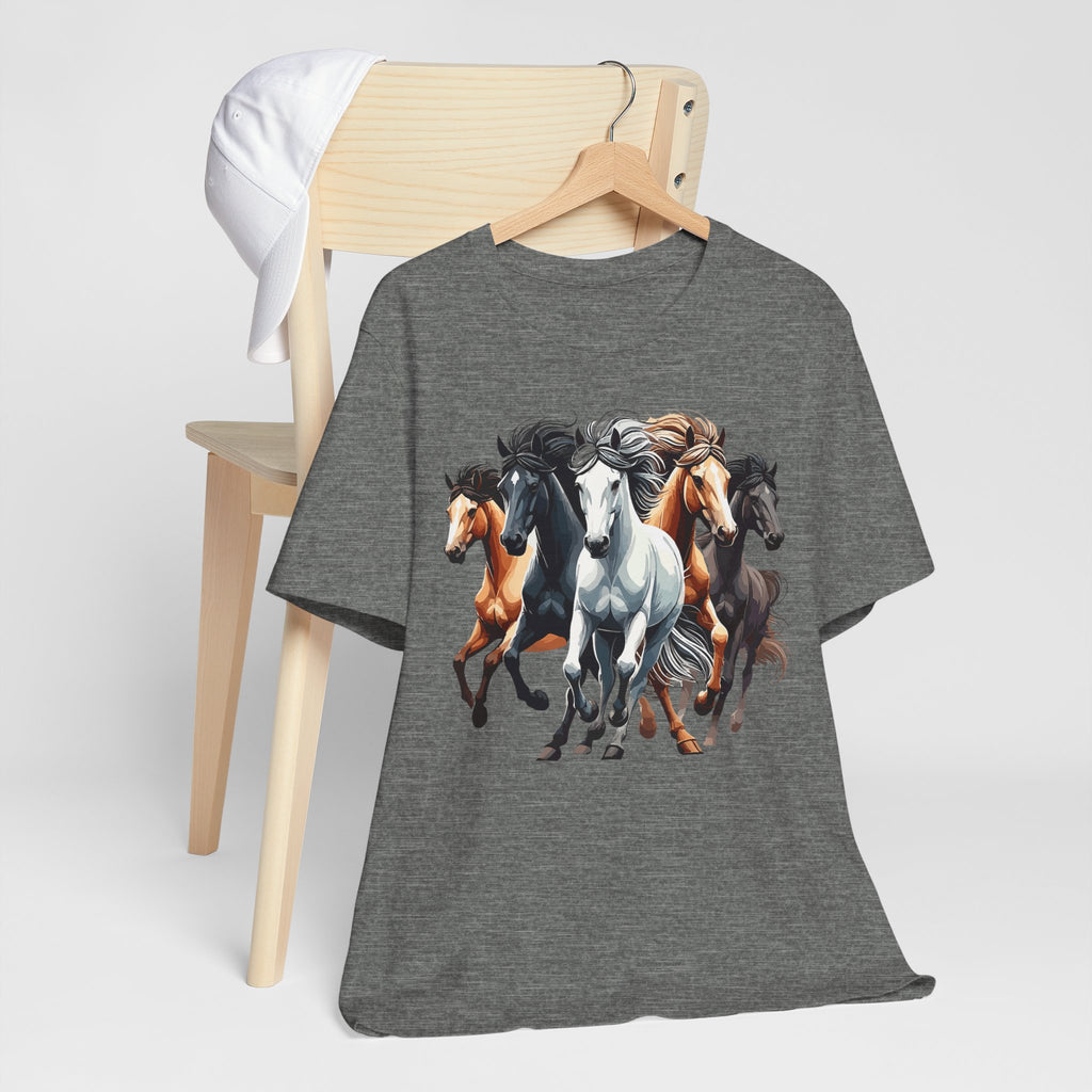 Wild Horse Western Tee — Custom Rodeo-Inspired Graphic T-Shirt