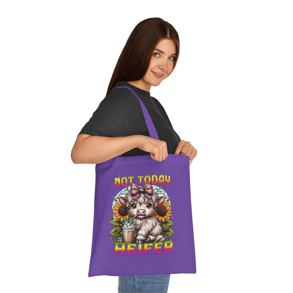 Not Today Heifer Cotton Tote