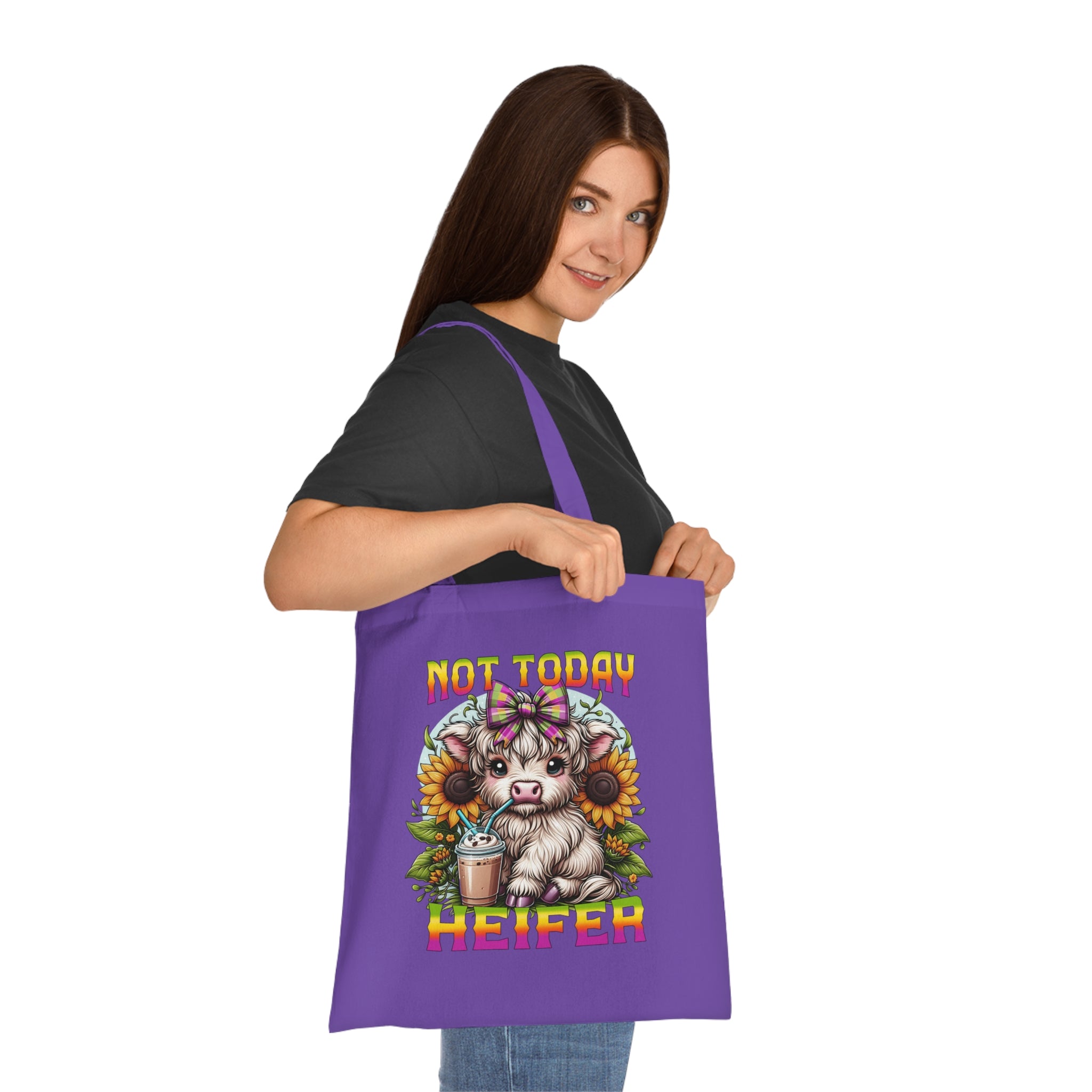 Not Today Heifer Cotton Tote