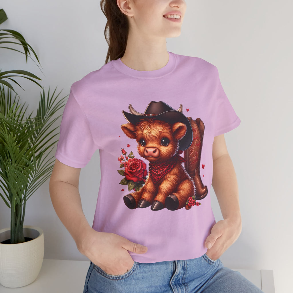 Baby Highland Cow Unisex Jersey Short Sleeve Tee