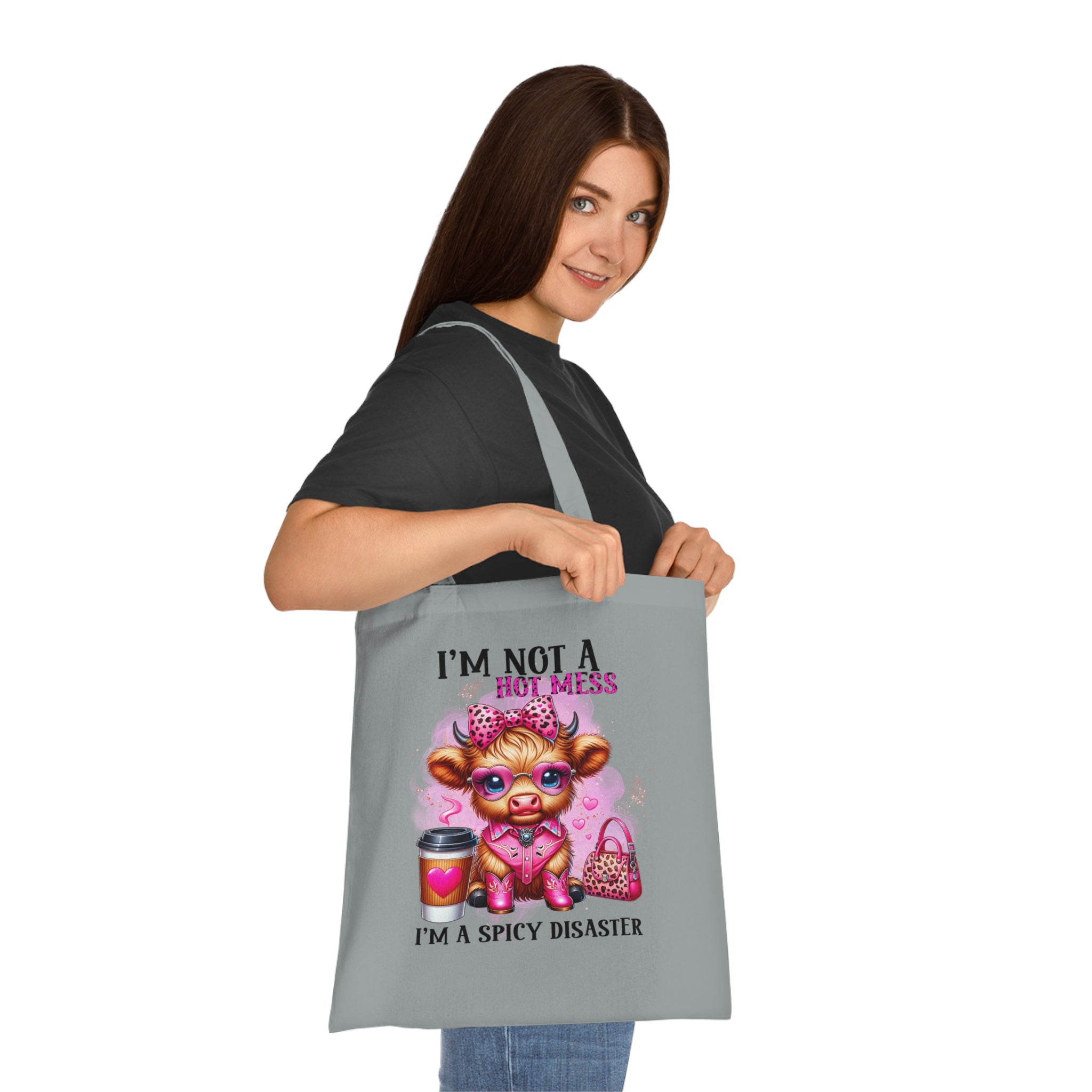 I'm Not a Hot Mess I'm A Spicy Disaster Cotton Tote