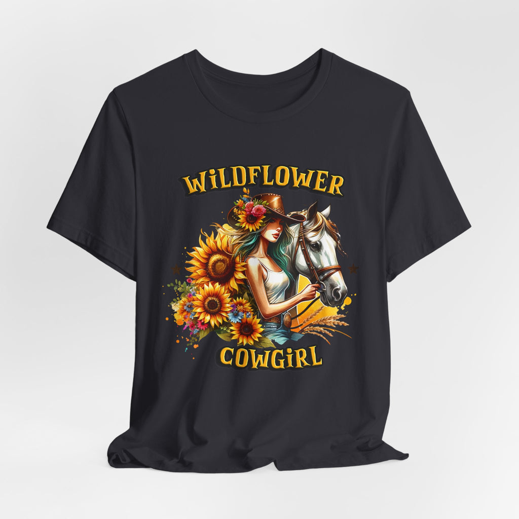 Western Wildflower Girl Jersey Short Sleeve Tee