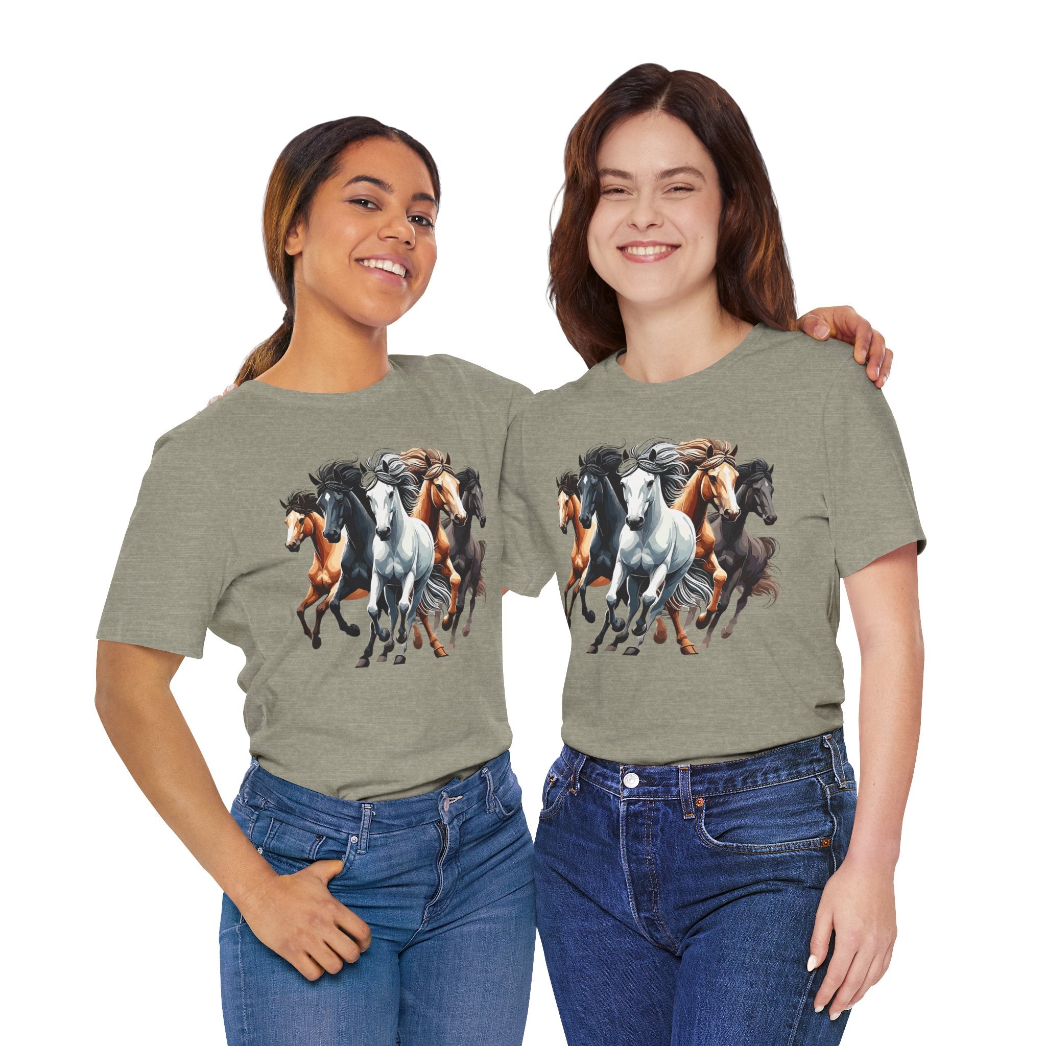 Wild Horse Western Tee — Custom Rodeo-Inspired Graphic T-Shirt