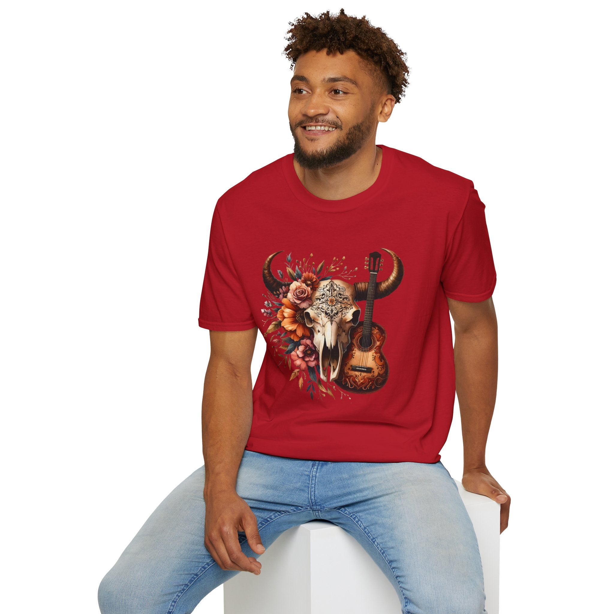 Western Skull Unisex Soft style T-Shirt