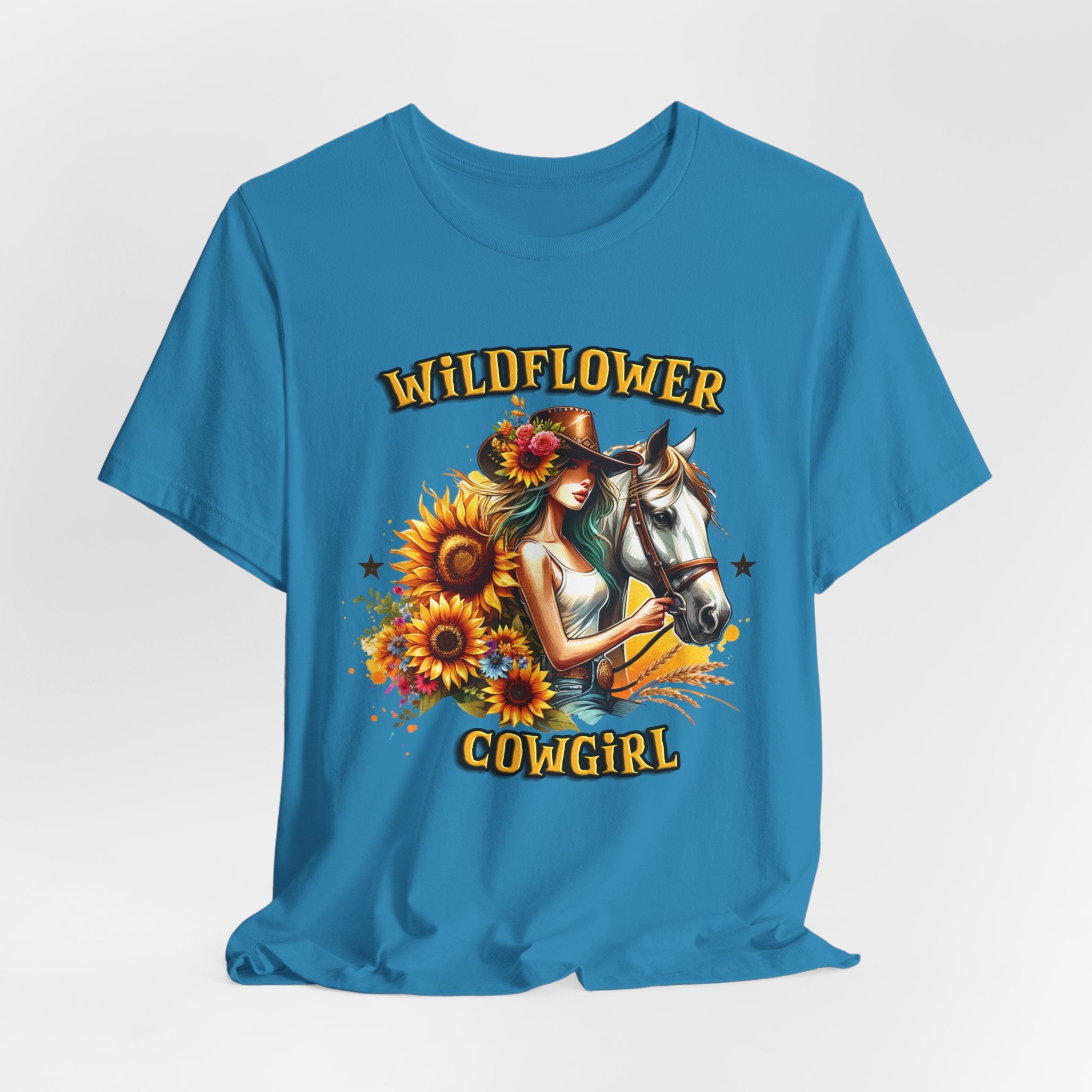 Western Wildflower Girl Jersey Short Sleeve Tee