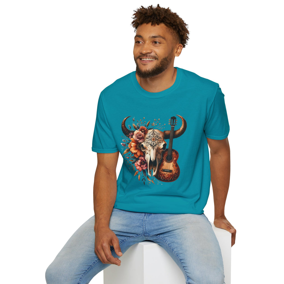 Western Skull Unisex Soft style T-Shirt
