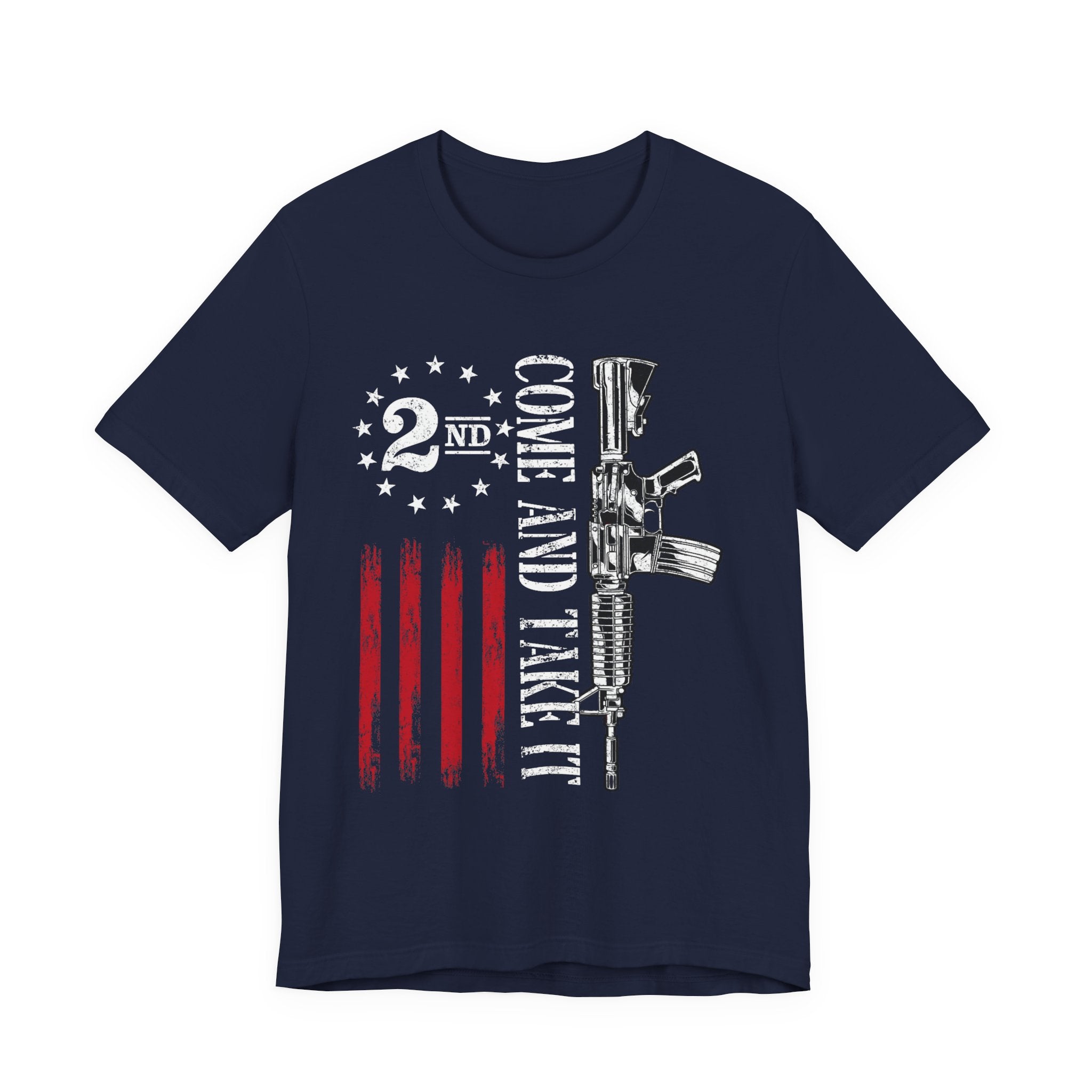 2nd Amendment 'Come and Take It' USA Flag T-Shirt