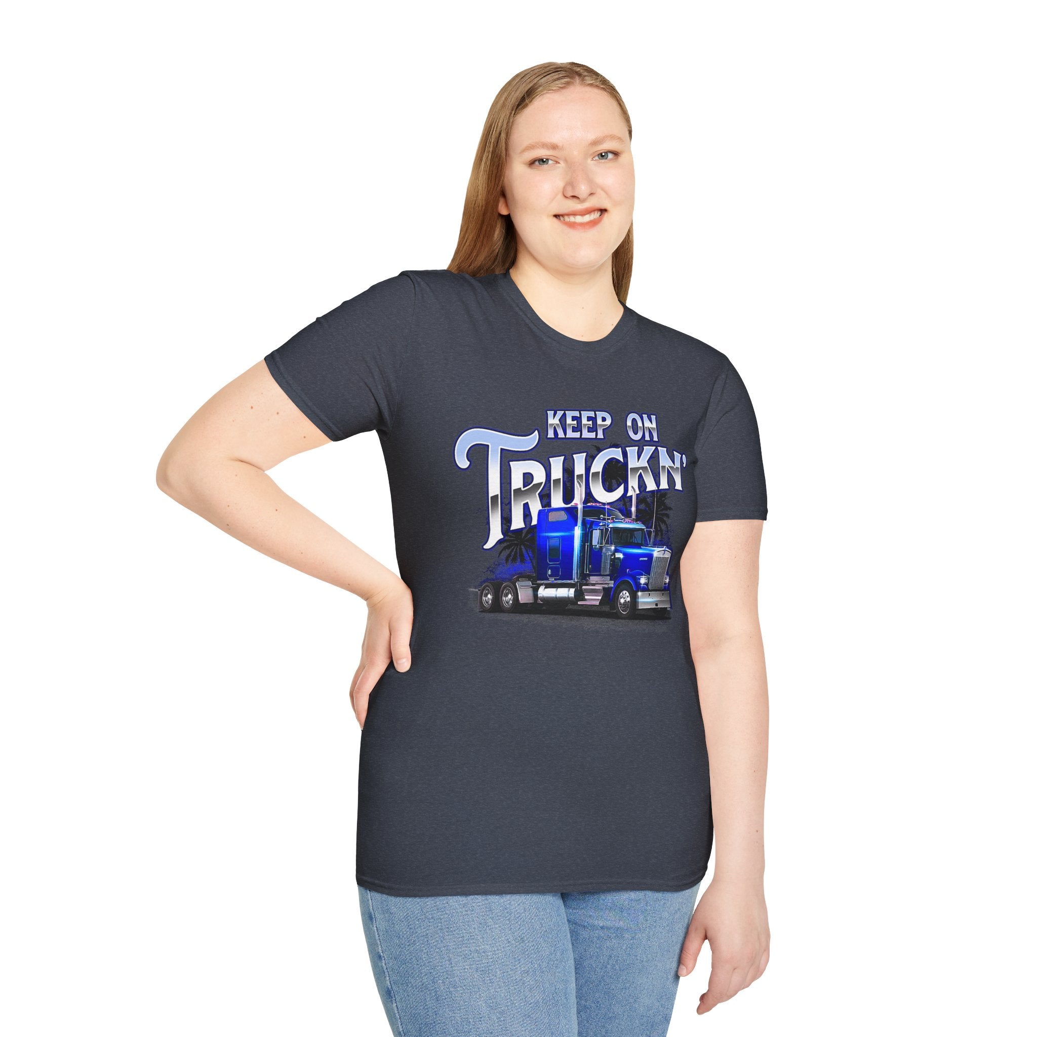 Keep On Truckn Trucker Soft Style T-Shirt