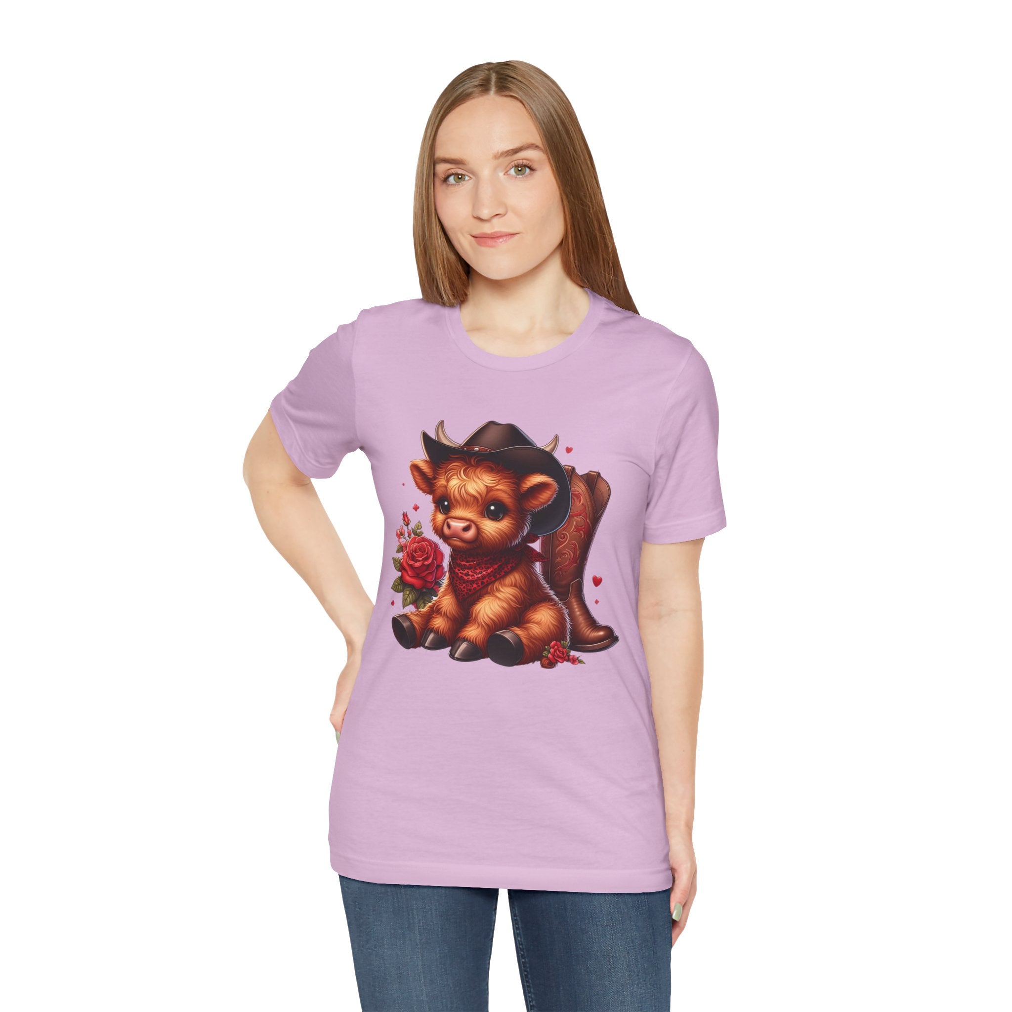 Baby Highland Cow Unisex Jersey Short Sleeve Tee