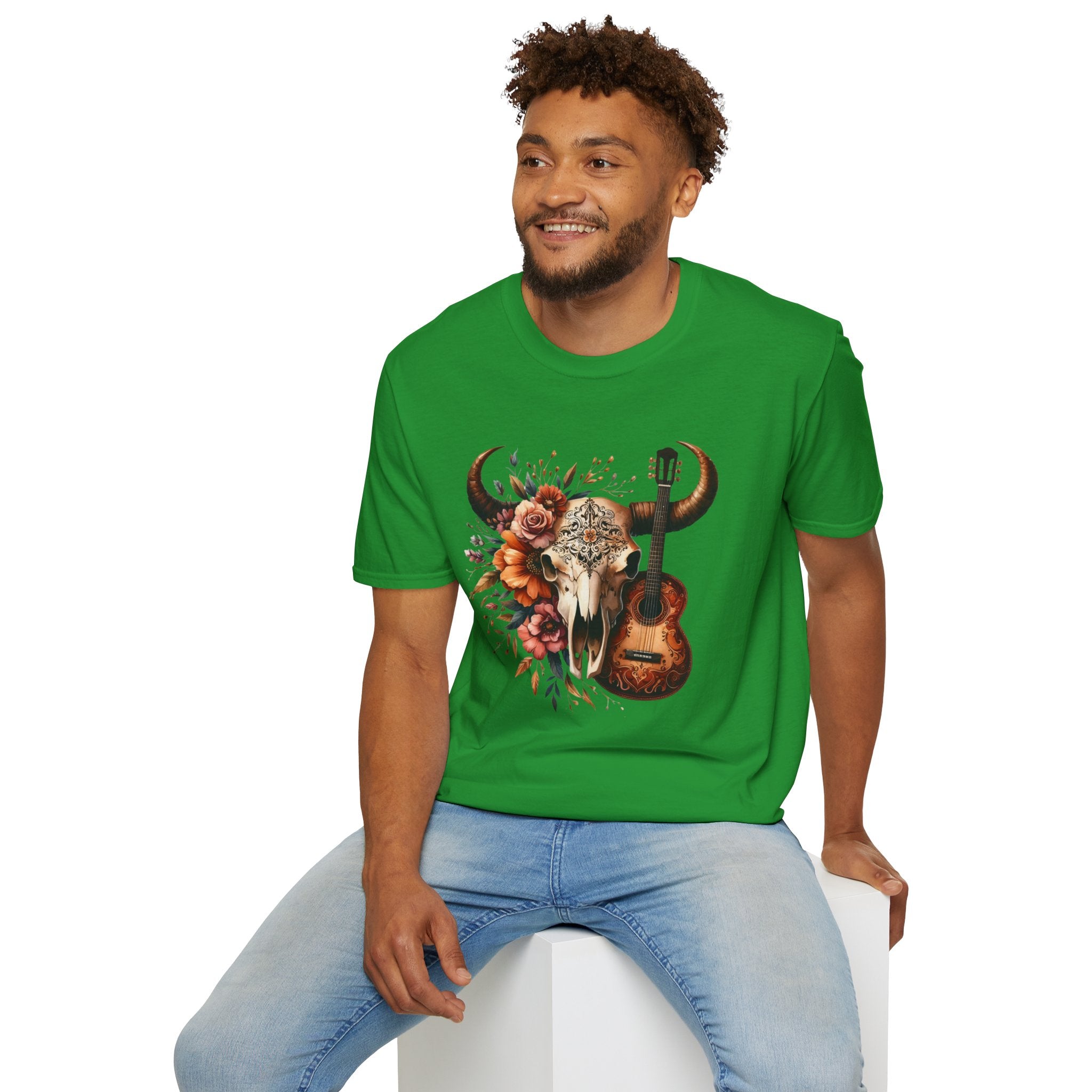 Western Skull Unisex Soft style T-Shirt