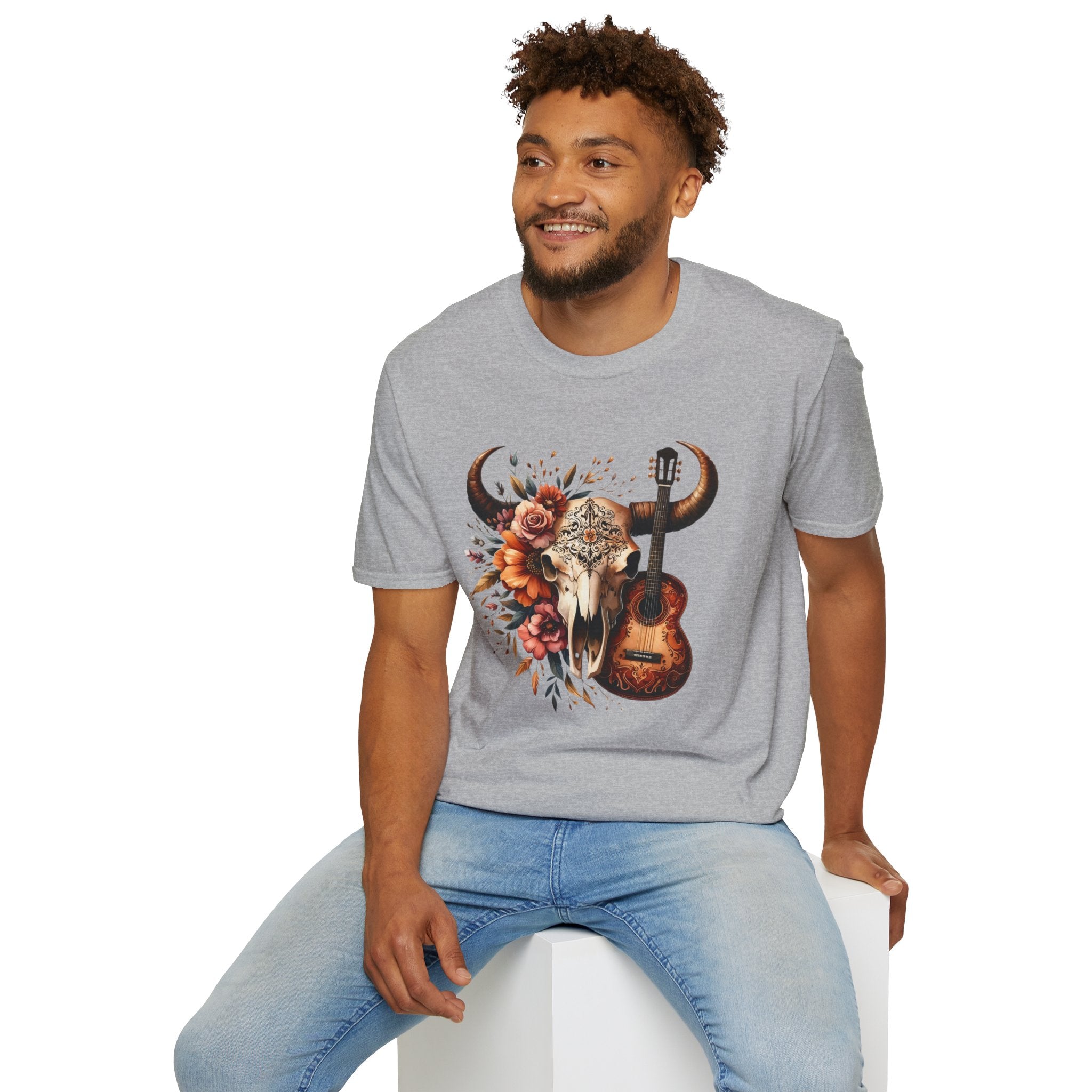 Western Skull Unisex Soft style T-Shirt