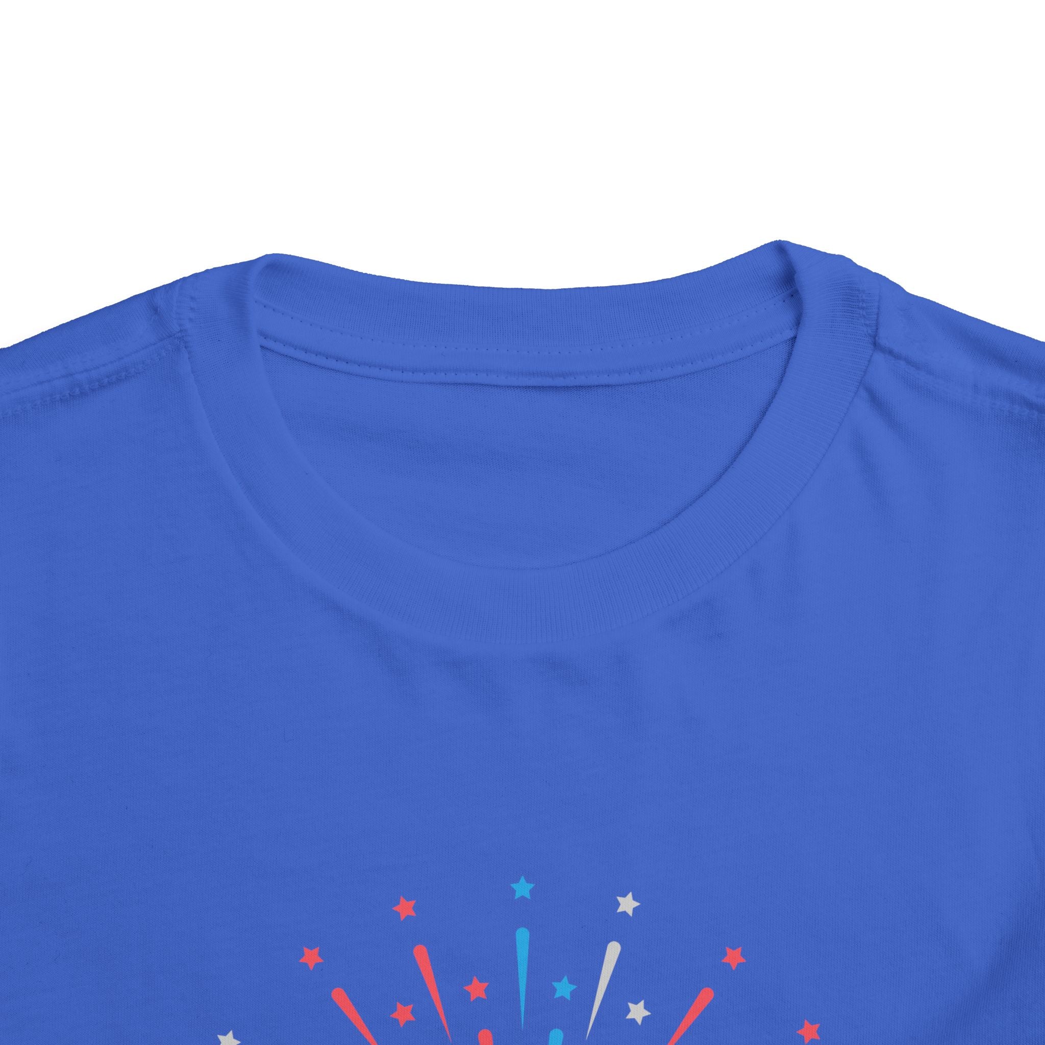 Cupcake with Fireworks Toddler Tee | 2T-5T