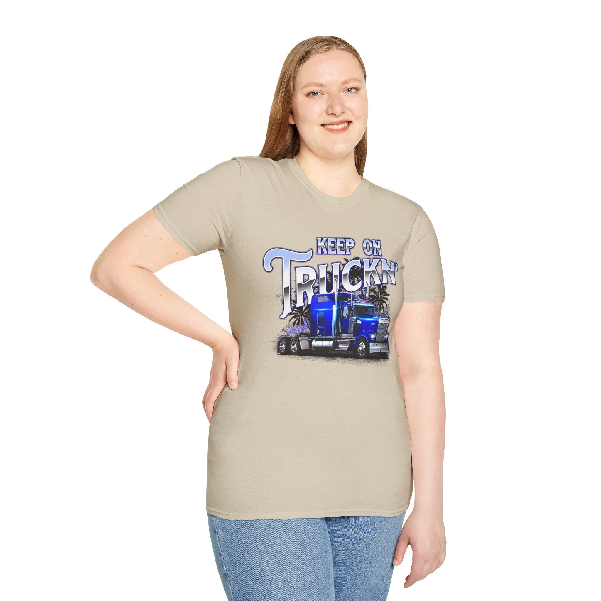 Keep On Truckn Trucker Soft Style T-Shirt