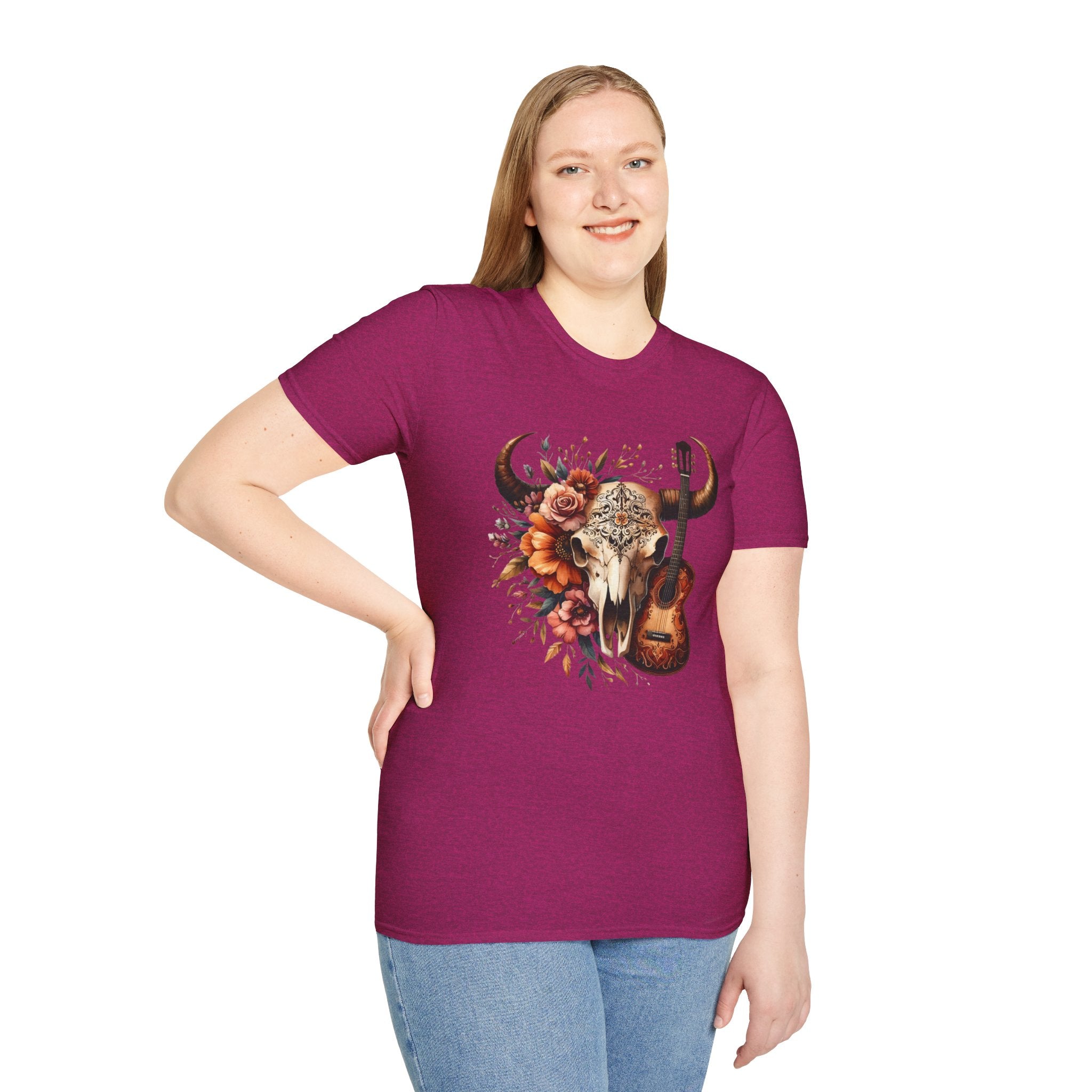 Western Skull Unisex Soft style T-Shirt