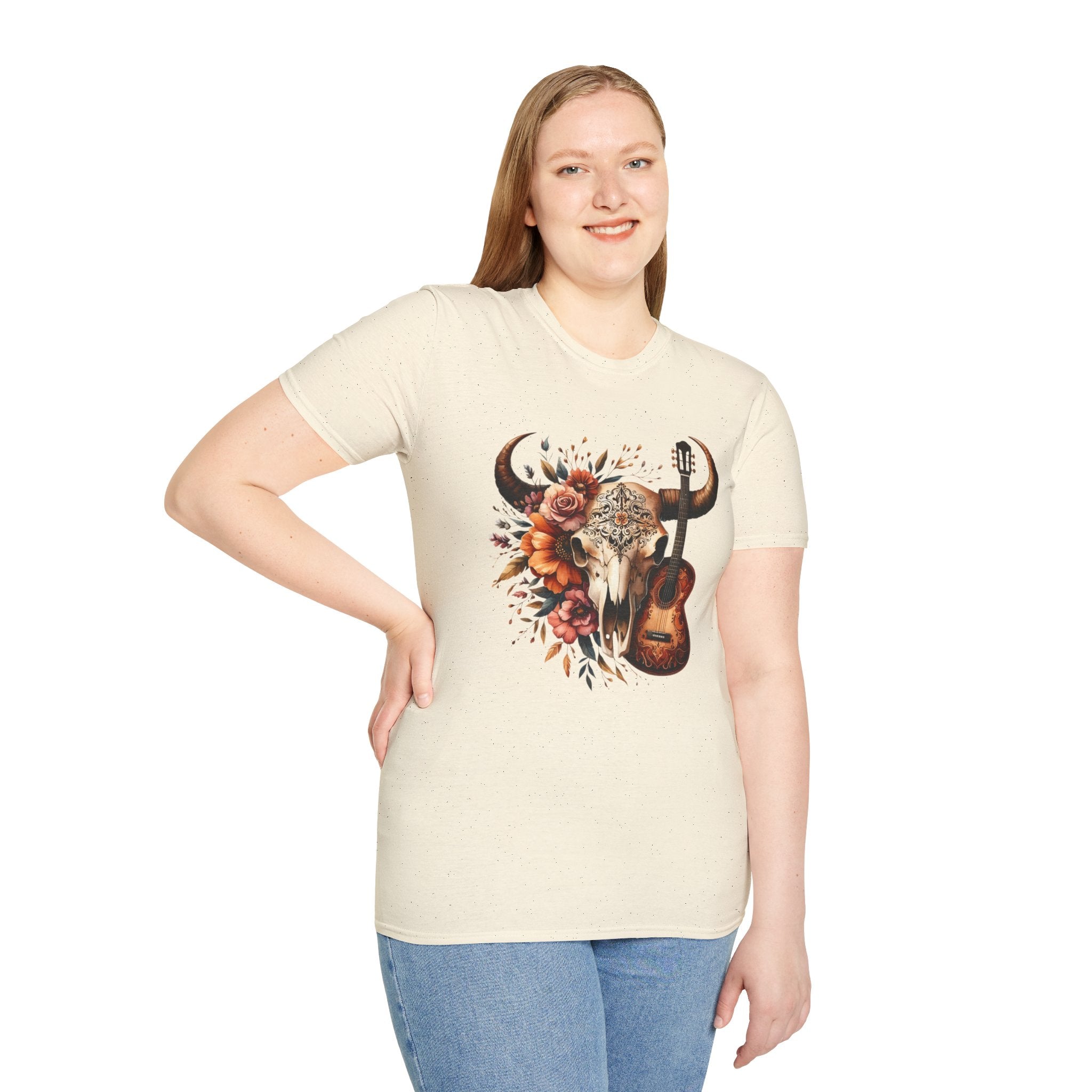 Western Skull Unisex Soft style T-Shirt