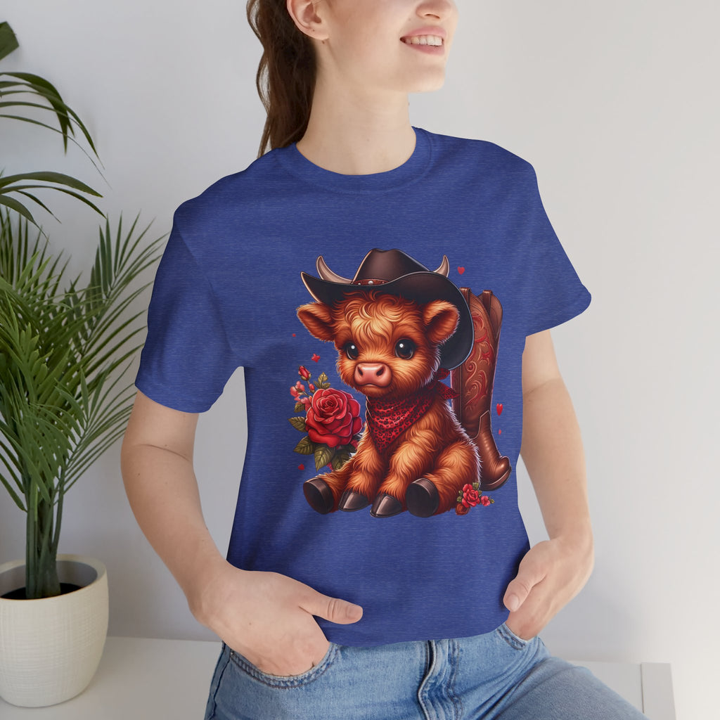 Baby Highland Cow Unisex Jersey Short Sleeve Tee