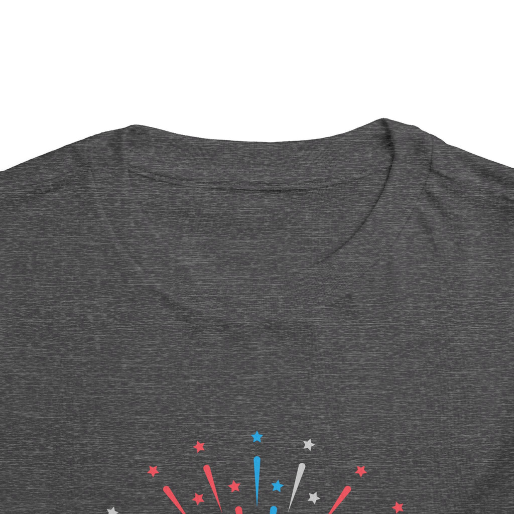 Cupcake with Fireworks Toddler Tee | 2T-5T