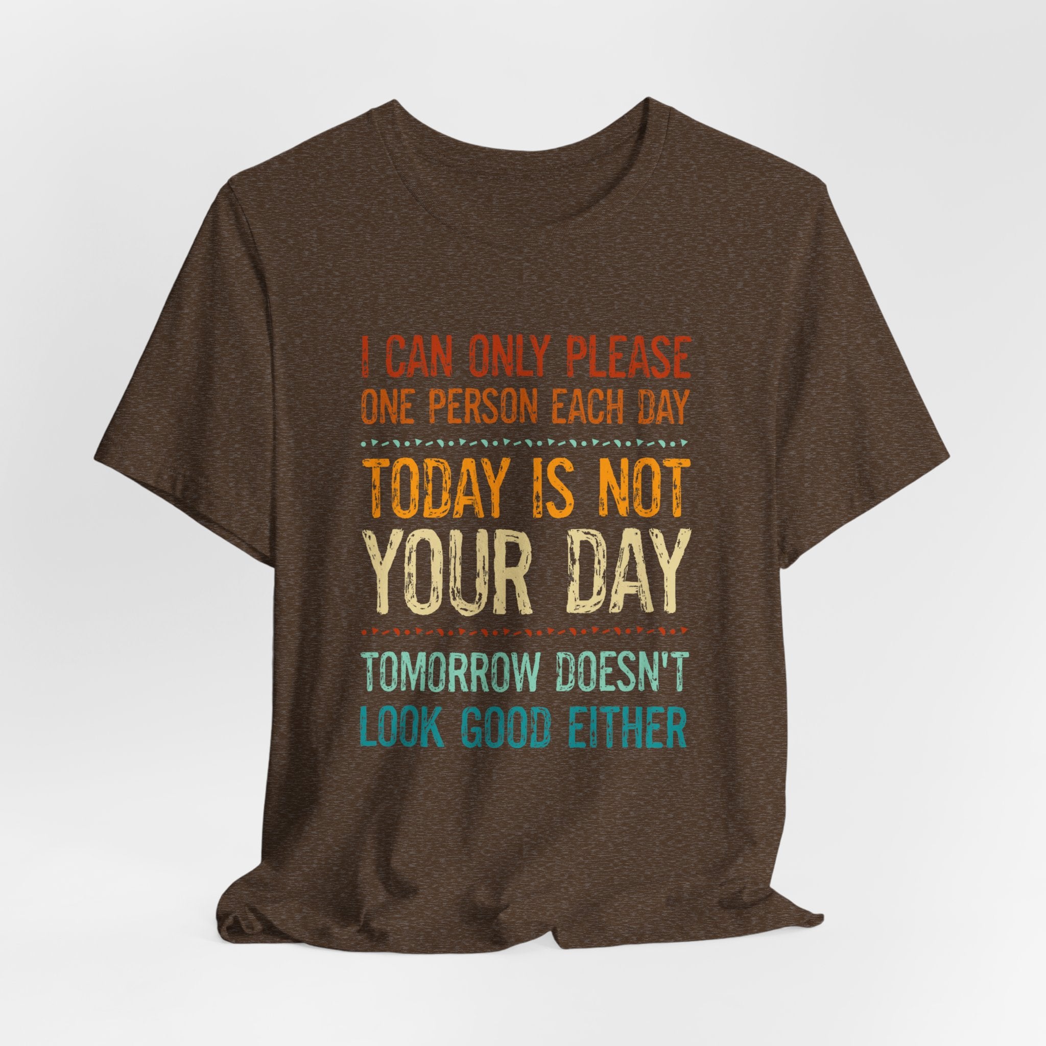 I Can Only Please One Person Each Day T-Shirt — Funny Sarcastic Tee