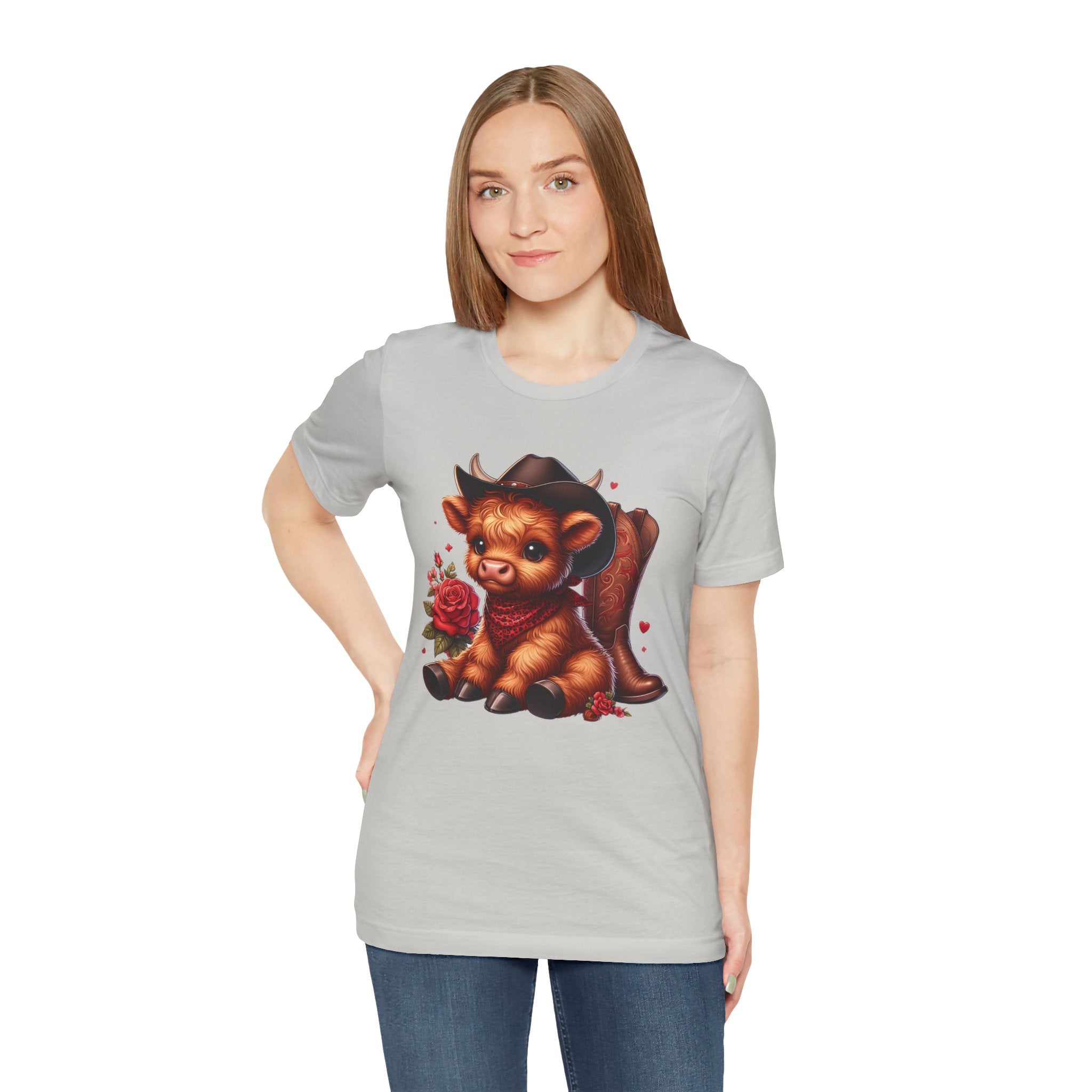 Baby Highland Cow Unisex Jersey Short Sleeve Tee