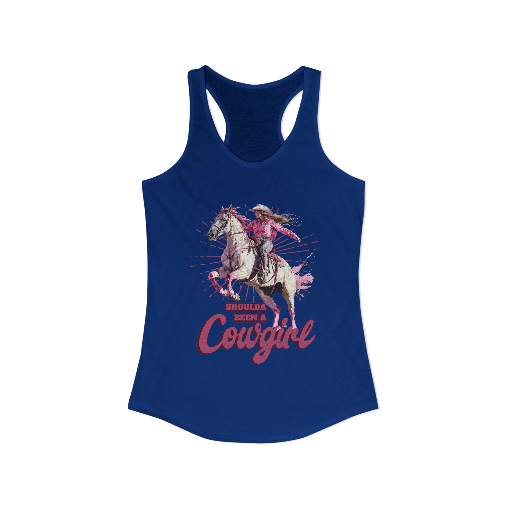 Shoulda Been a Cowgirl Women's Ideal Racerback Tank