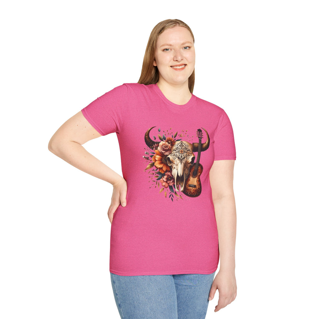 Western Skull Unisex Soft style T-Shirt