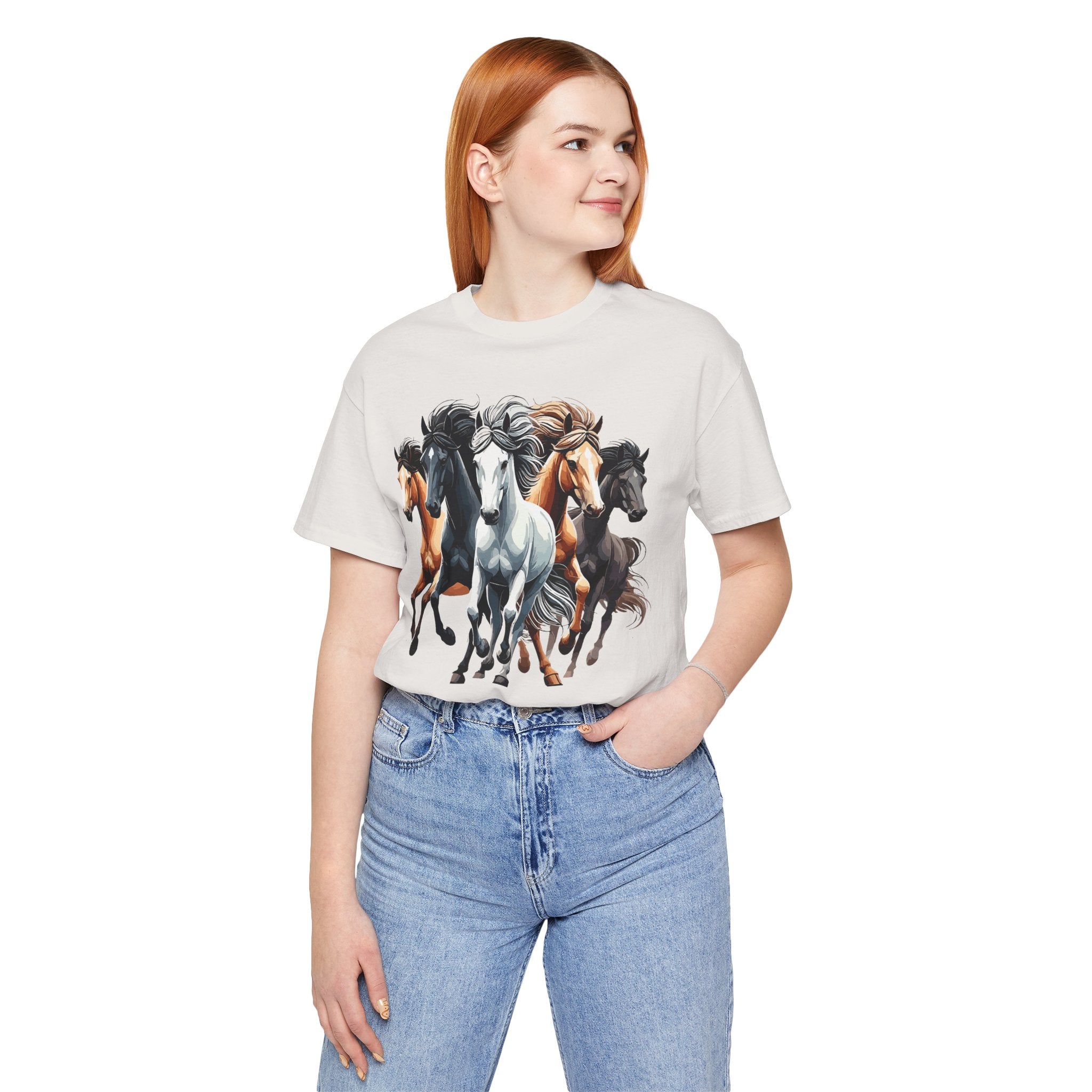 Wild Horse Western Tee — Custom Rodeo-Inspired Graphic T-Shirt