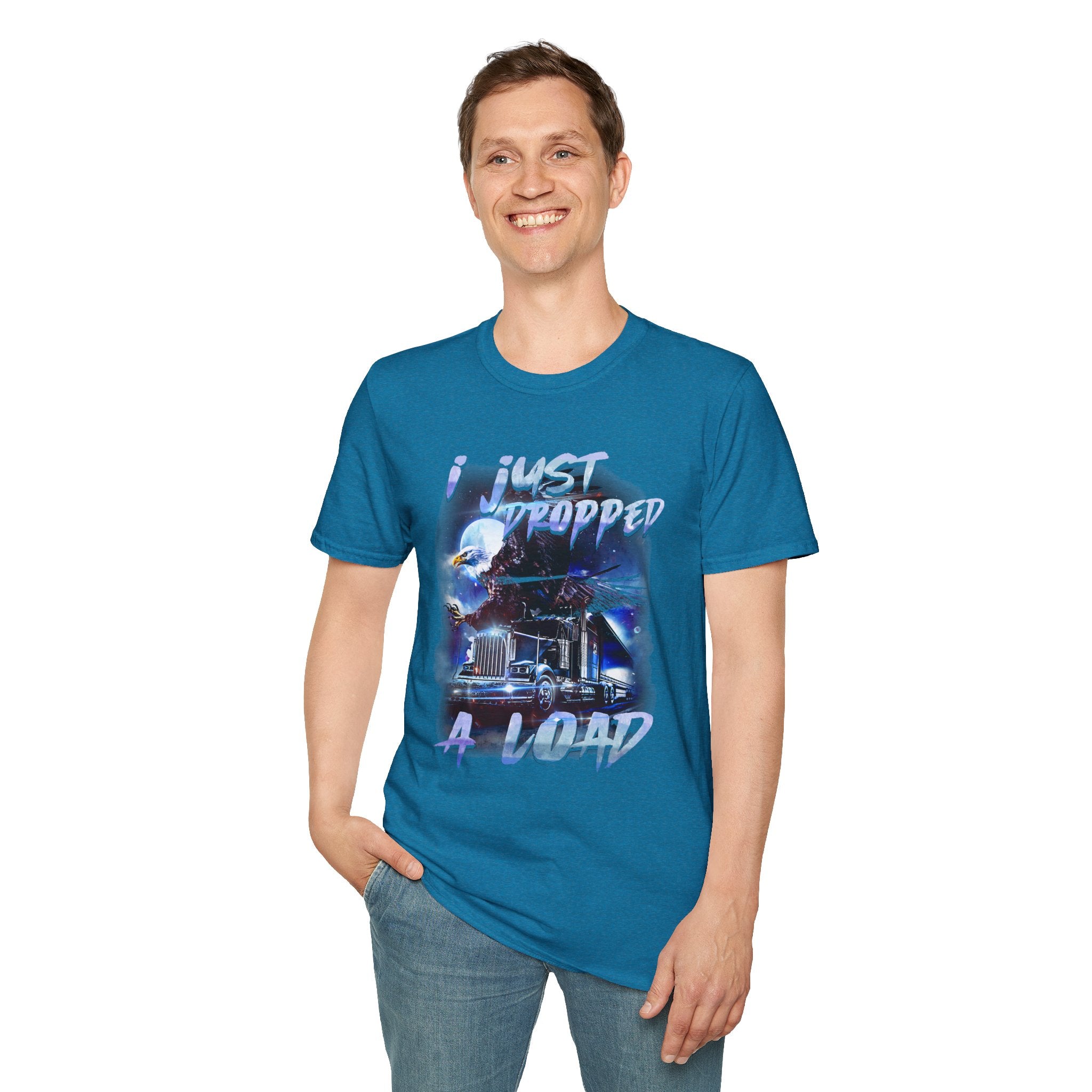 Just Dropped a Load Trucker Softstyle T-Shirt