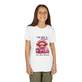 Youth Tee — "I'm Not A Hot Mess I'm A Spicy Disaster" Highland Cow
