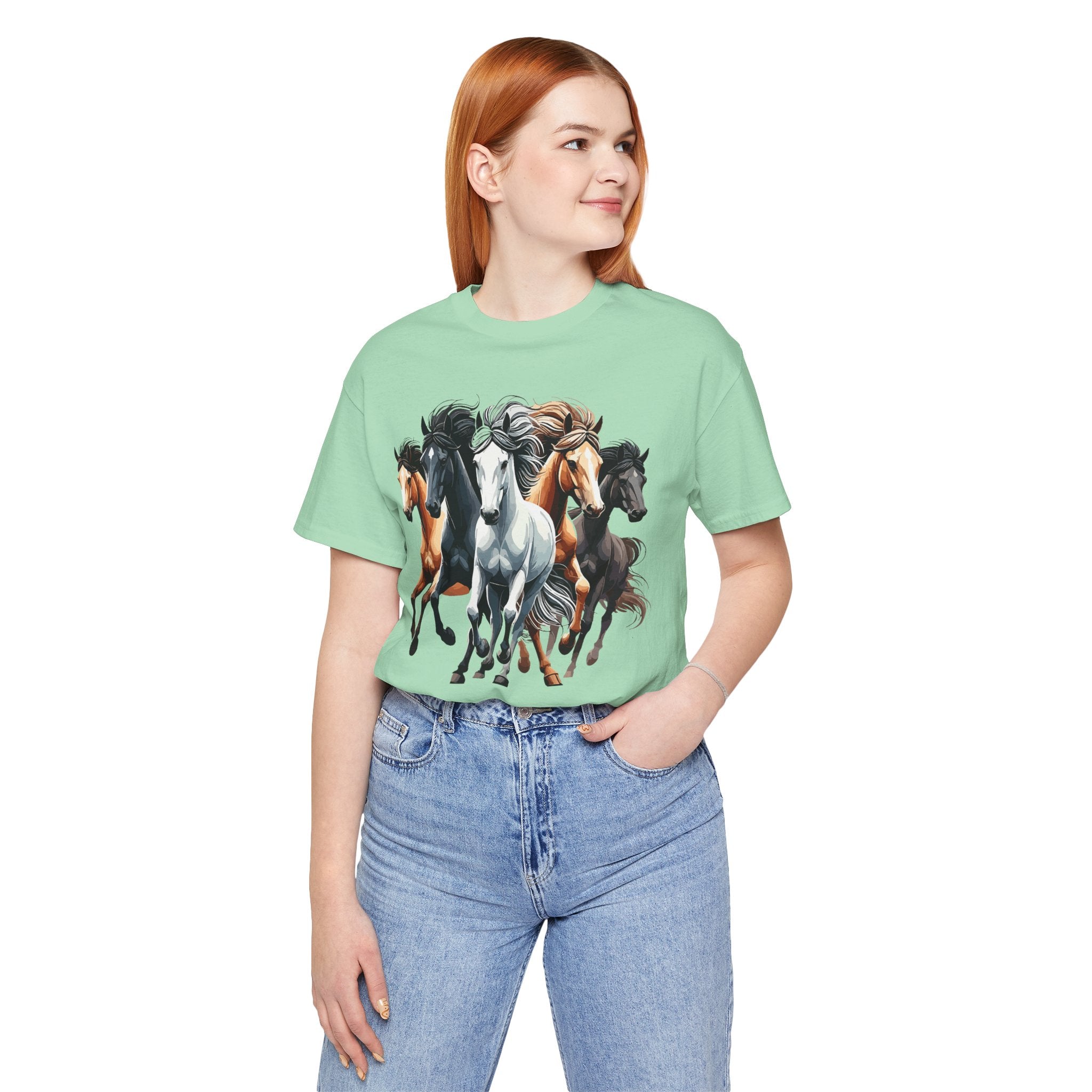 Wild Horse Western Tee — Custom Rodeo-Inspired Graphic T-Shirt