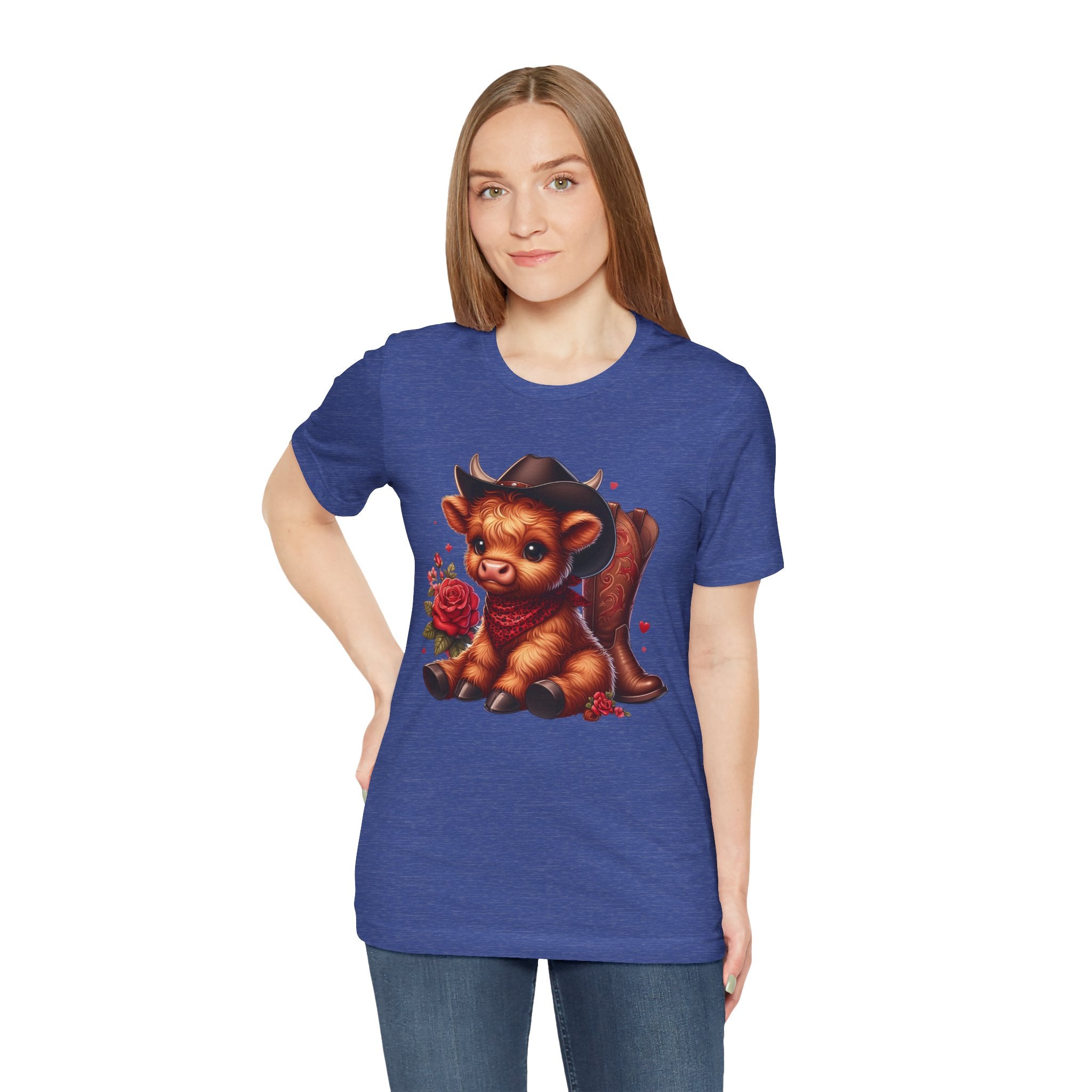 Baby Highland Cow Unisex Jersey Short Sleeve Tee