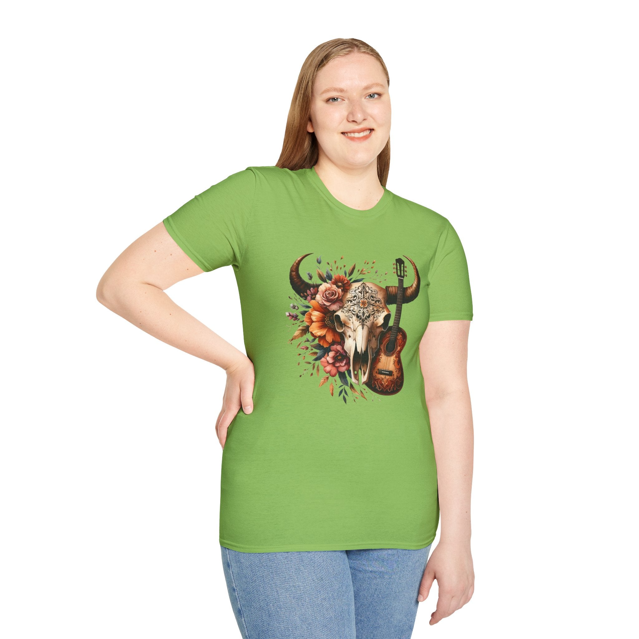 Western Skull Unisex Soft style T-Shirt