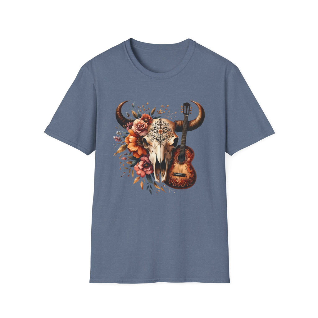 Western Skull Unisex Soft style T-Shirt
