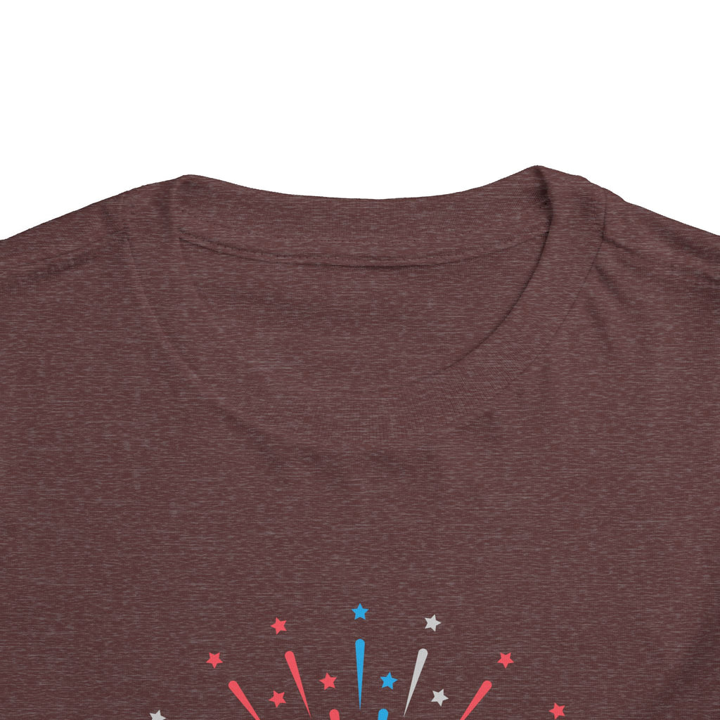 Cupcake with Fireworks Toddler Tee | 2T-5T