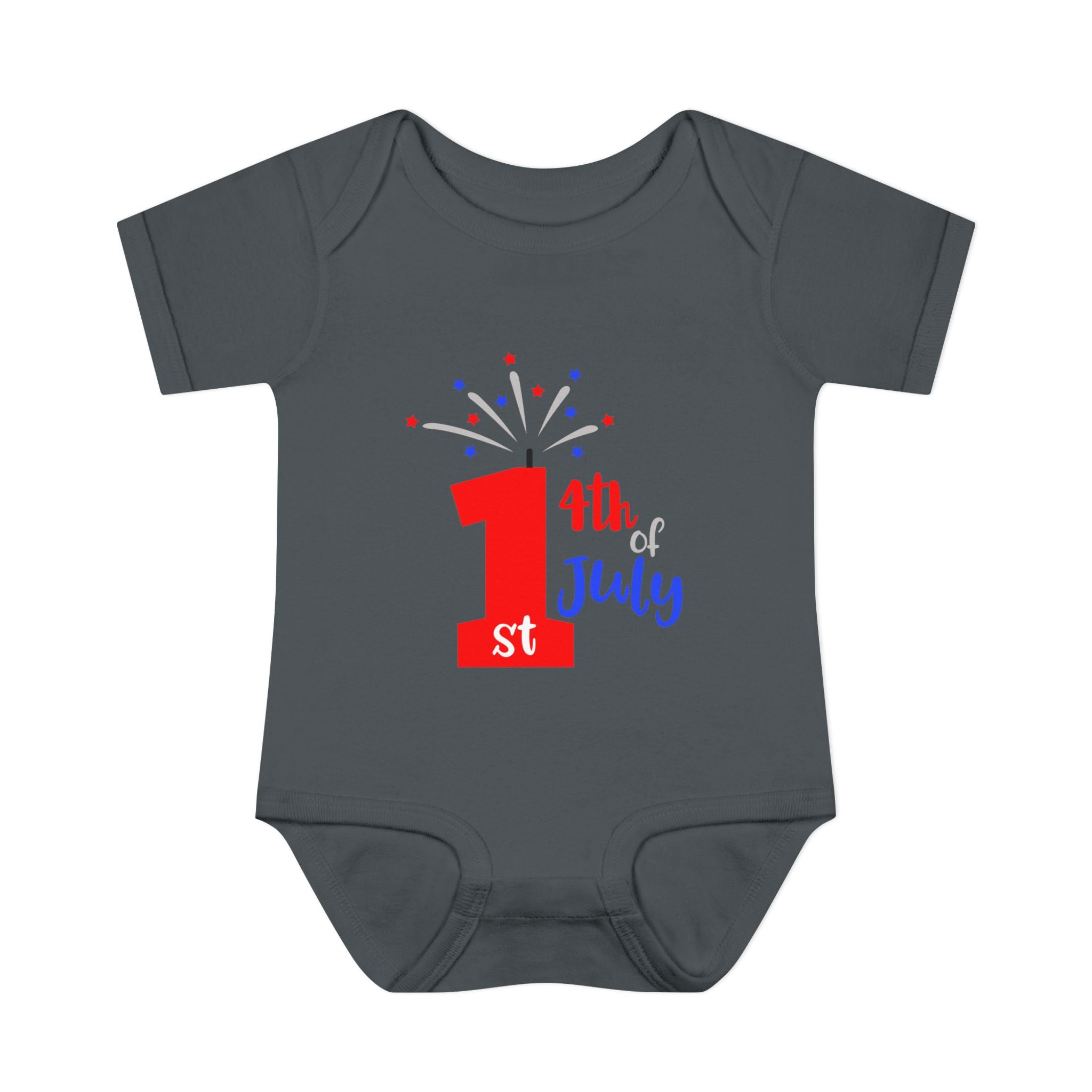 1st 4th of July Baby Bodysuit | Patriotic Fireworks Infant Onesie