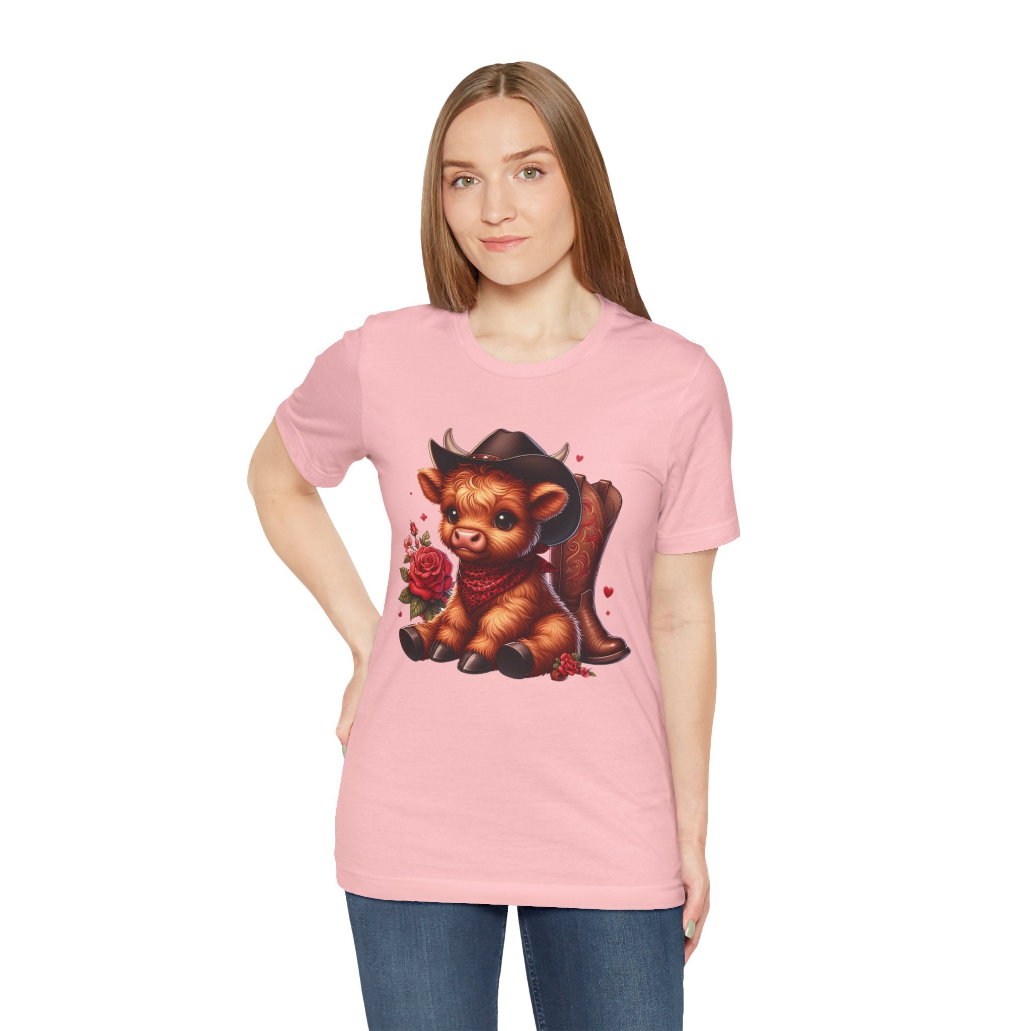 Baby Highland Cow Unisex Jersey Short Sleeve Tee