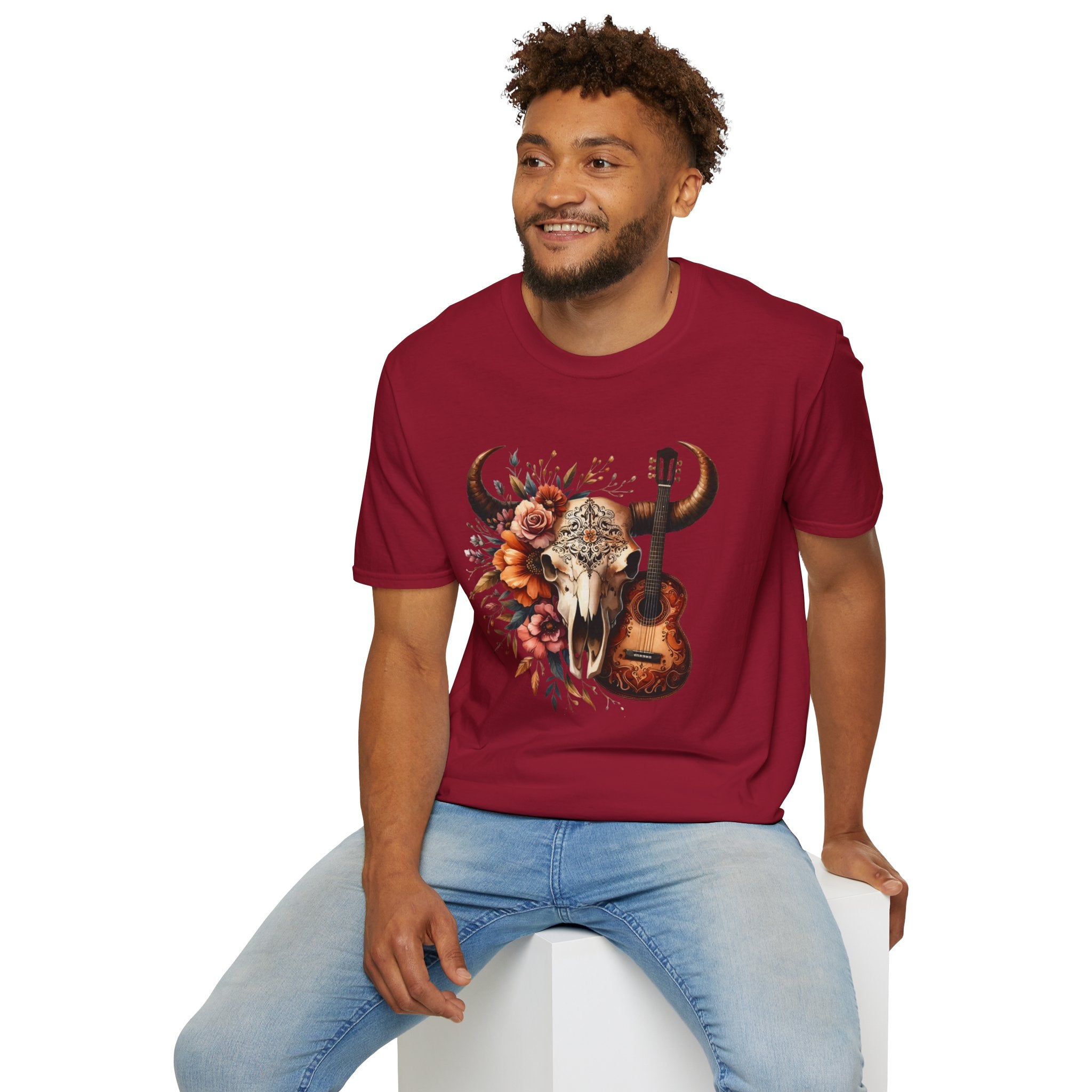 Western Skull Unisex Soft style T-Shirt