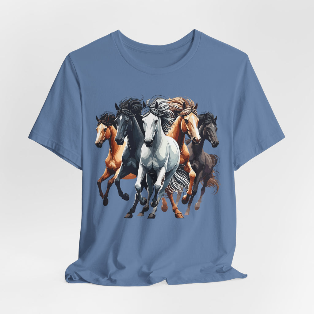 Wild Horse Western Tee — Custom Rodeo-Inspired Graphic T-Shirt