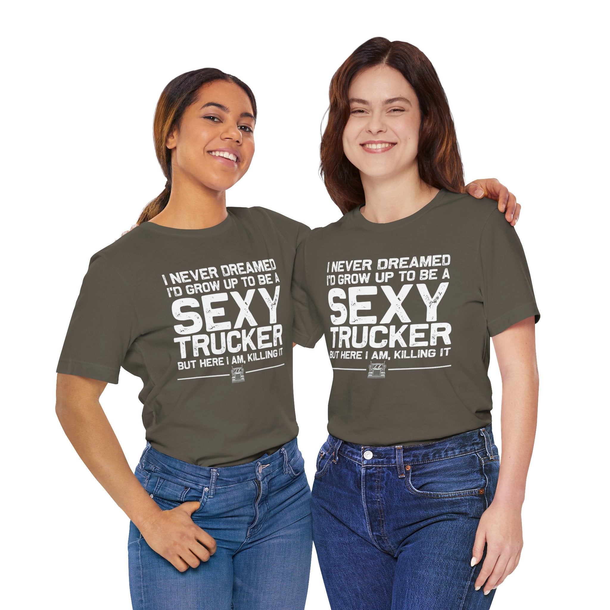 Funny Truck Driver Tee for Trucker Women — Women’s Trucker Shirt