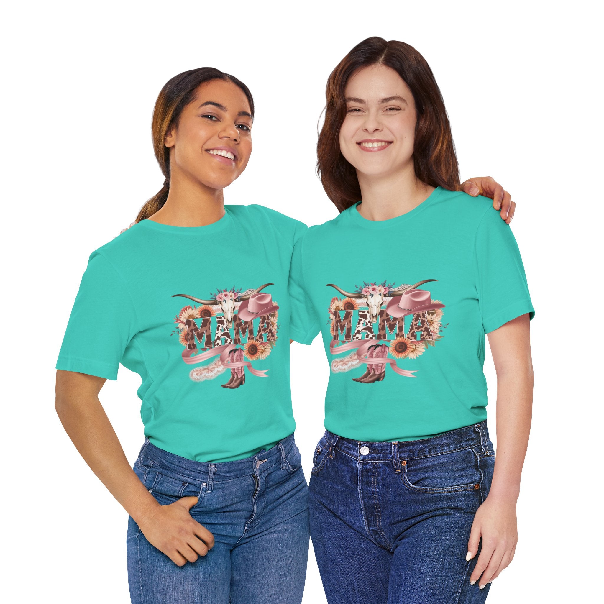 Western 'MAMA' Jersey Tee — Mama Graphic T-Shirt