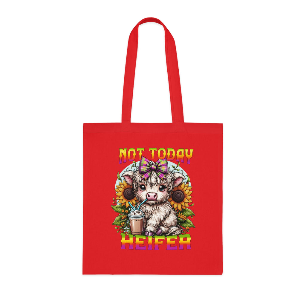 Not Today Heifer Cotton Tote