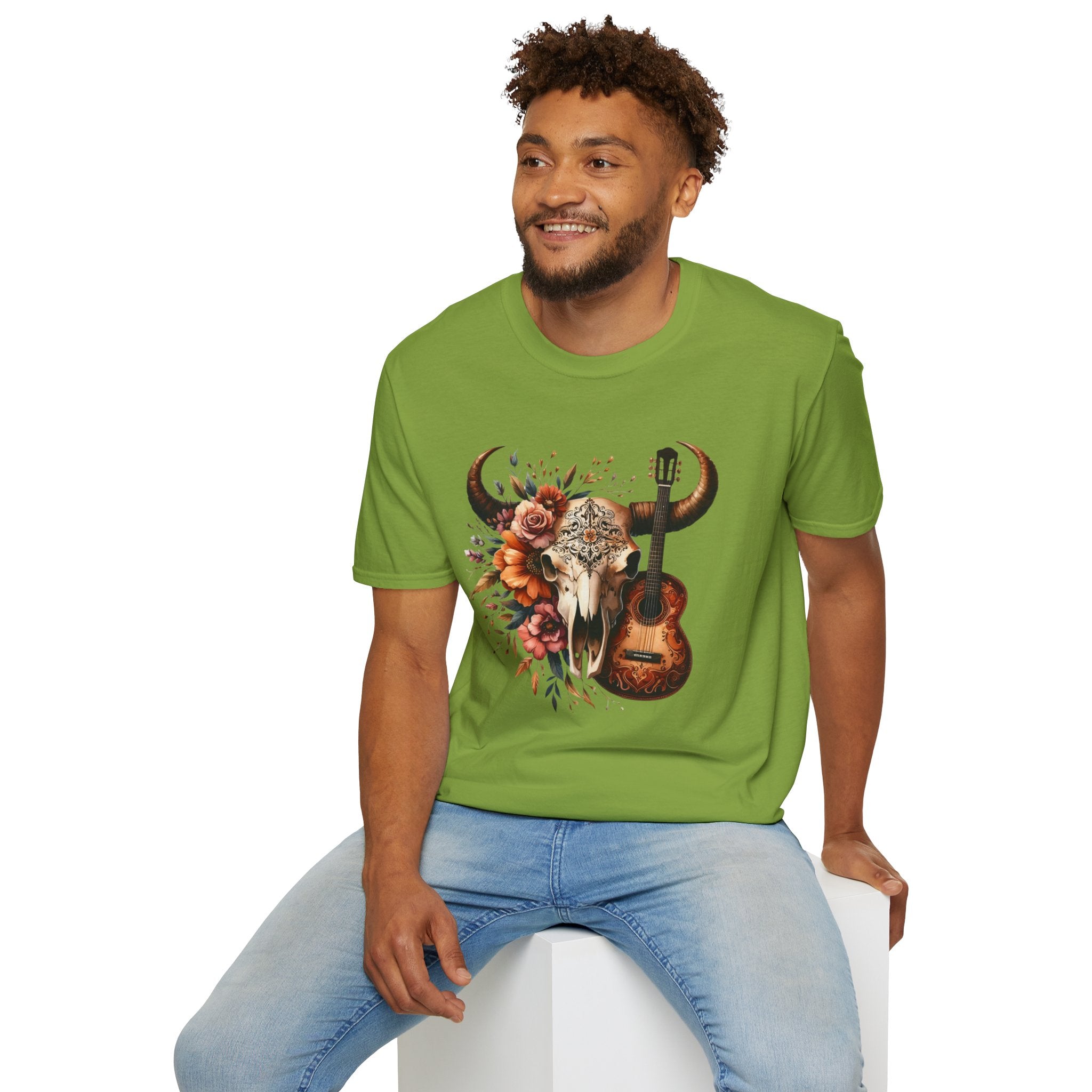 Western Skull Unisex Soft style T-Shirt