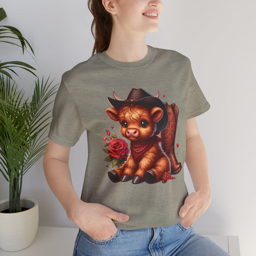 Baby Highland Cow Unisex Jersey Short Sleeve Tee