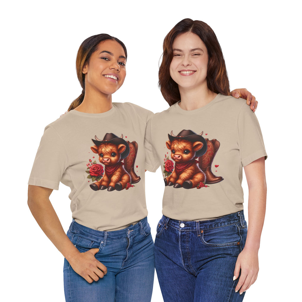 Baby Highland Cow Unisex Jersey Short Sleeve Tee