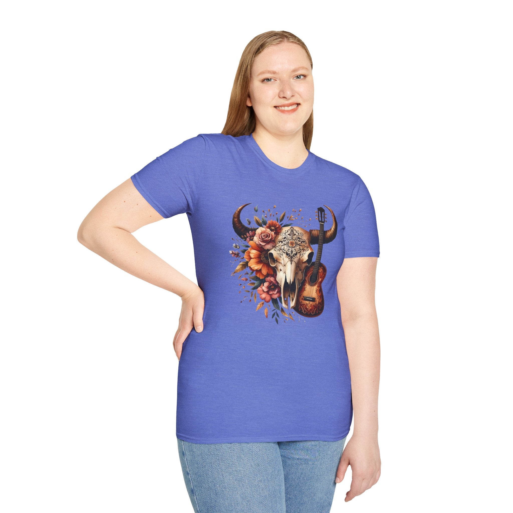 Western Skull Unisex Soft style T-Shirt