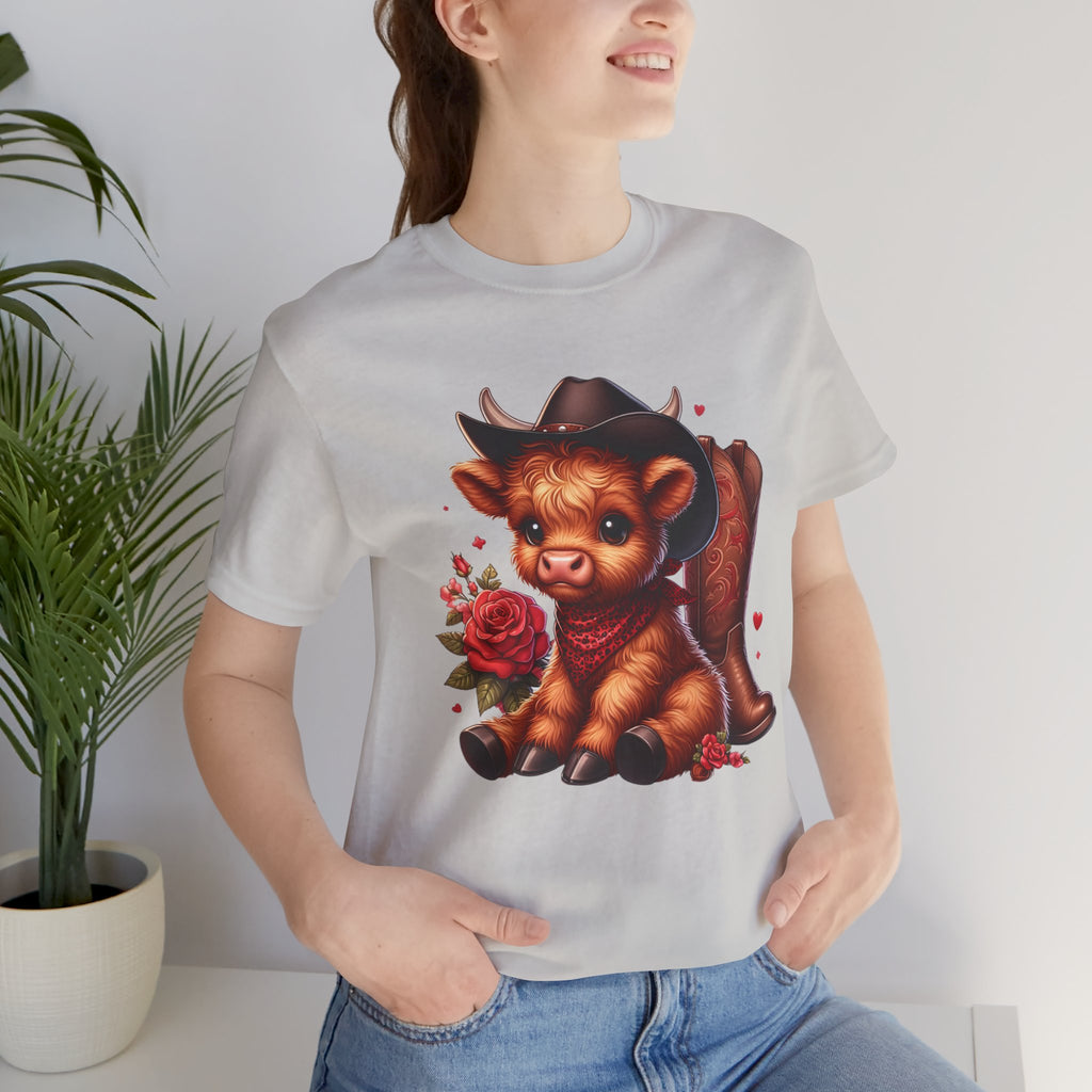 Baby Highland Cow Unisex Jersey Short Sleeve Tee