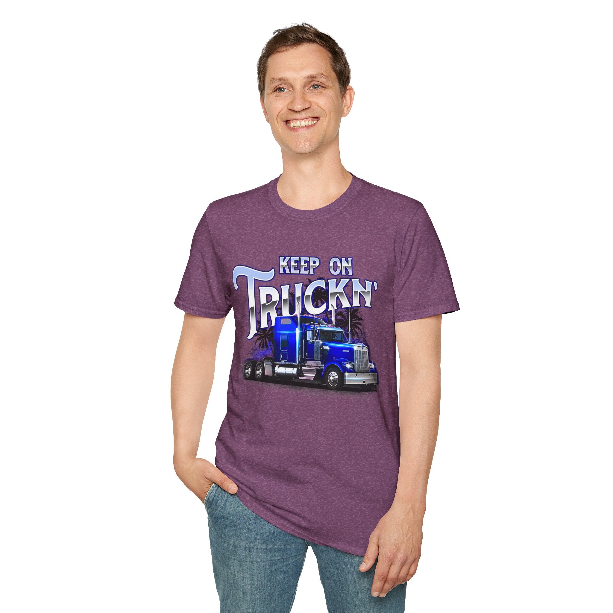 Keep On Truckn Trucker Soft Style T-Shirt