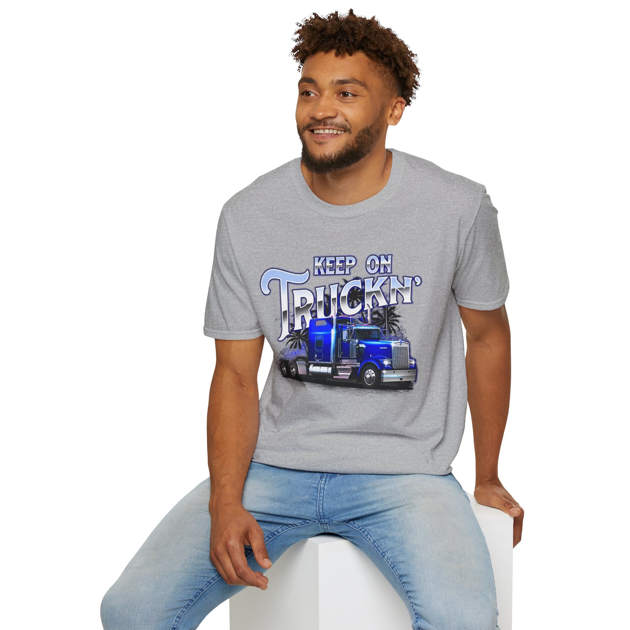 Keep On Truckn Trucker Soft Style T-Shirt