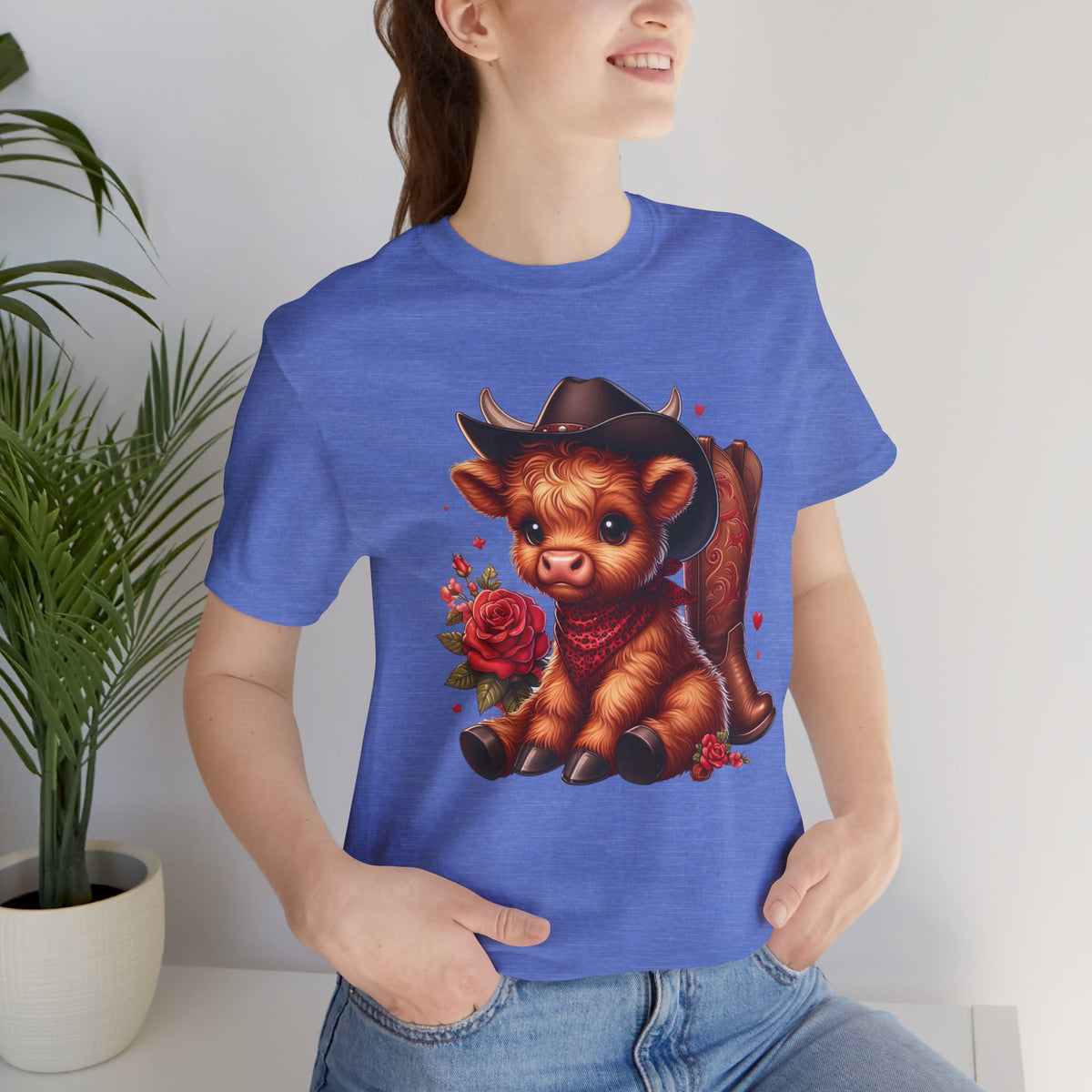 Baby Highland Cow Unisex Jersey Short Sleeve Tee
