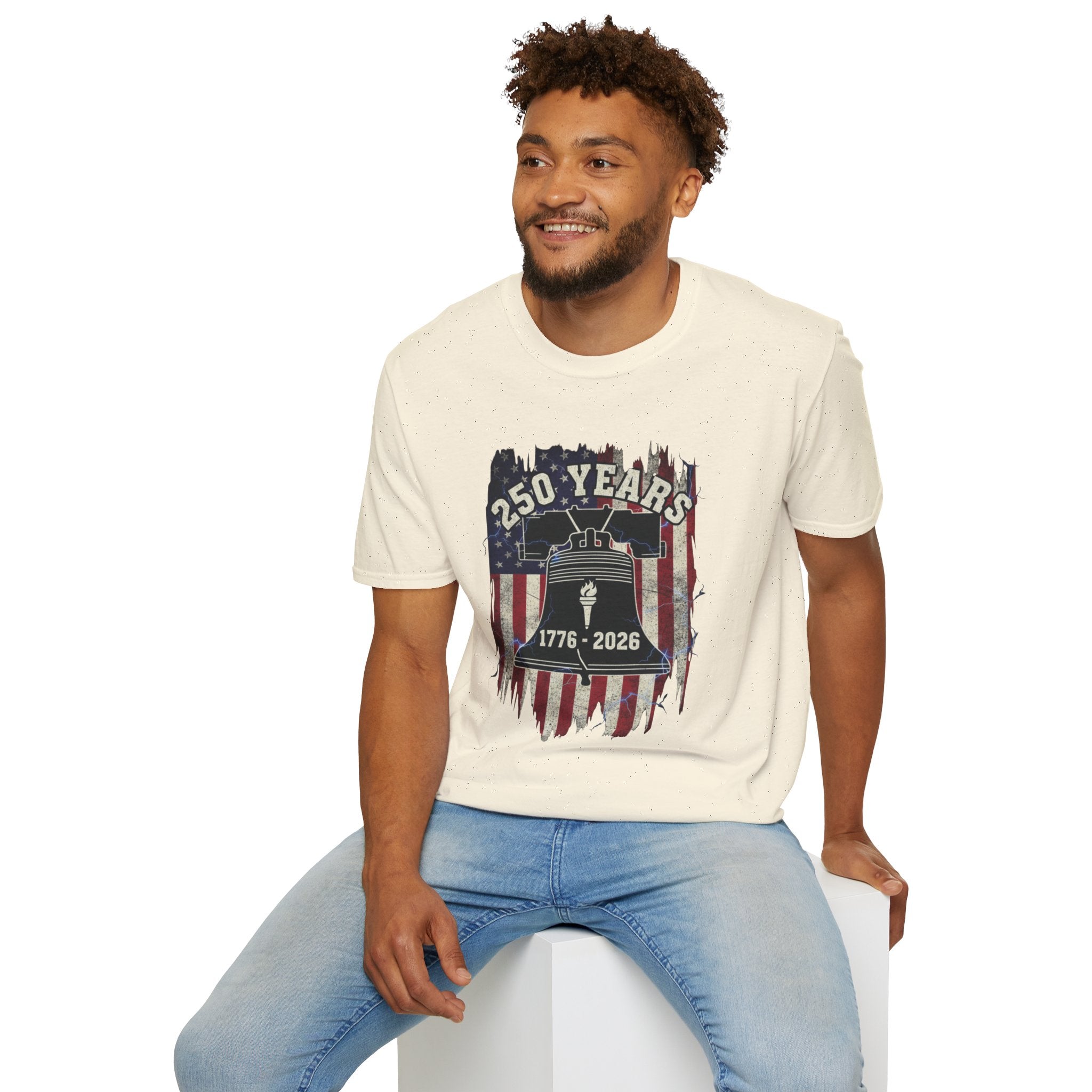 1776 To 2026 250 Years of America Unisex Softstyle T-Shirt
