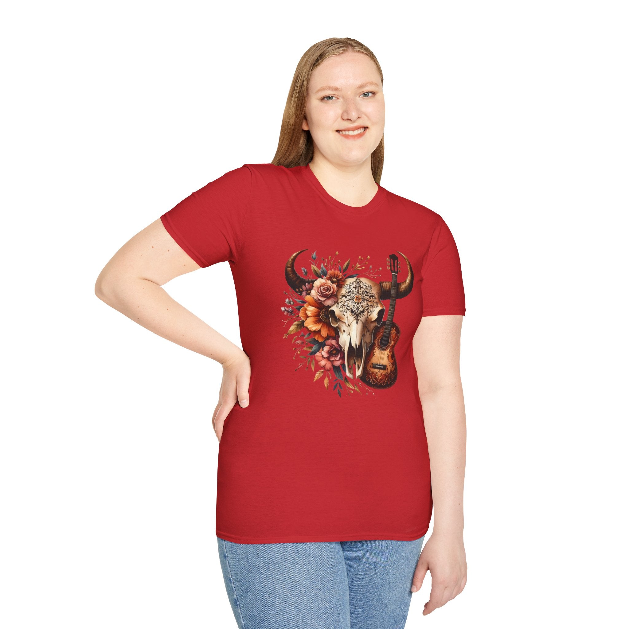 Western Skull Unisex Soft style T-Shirt